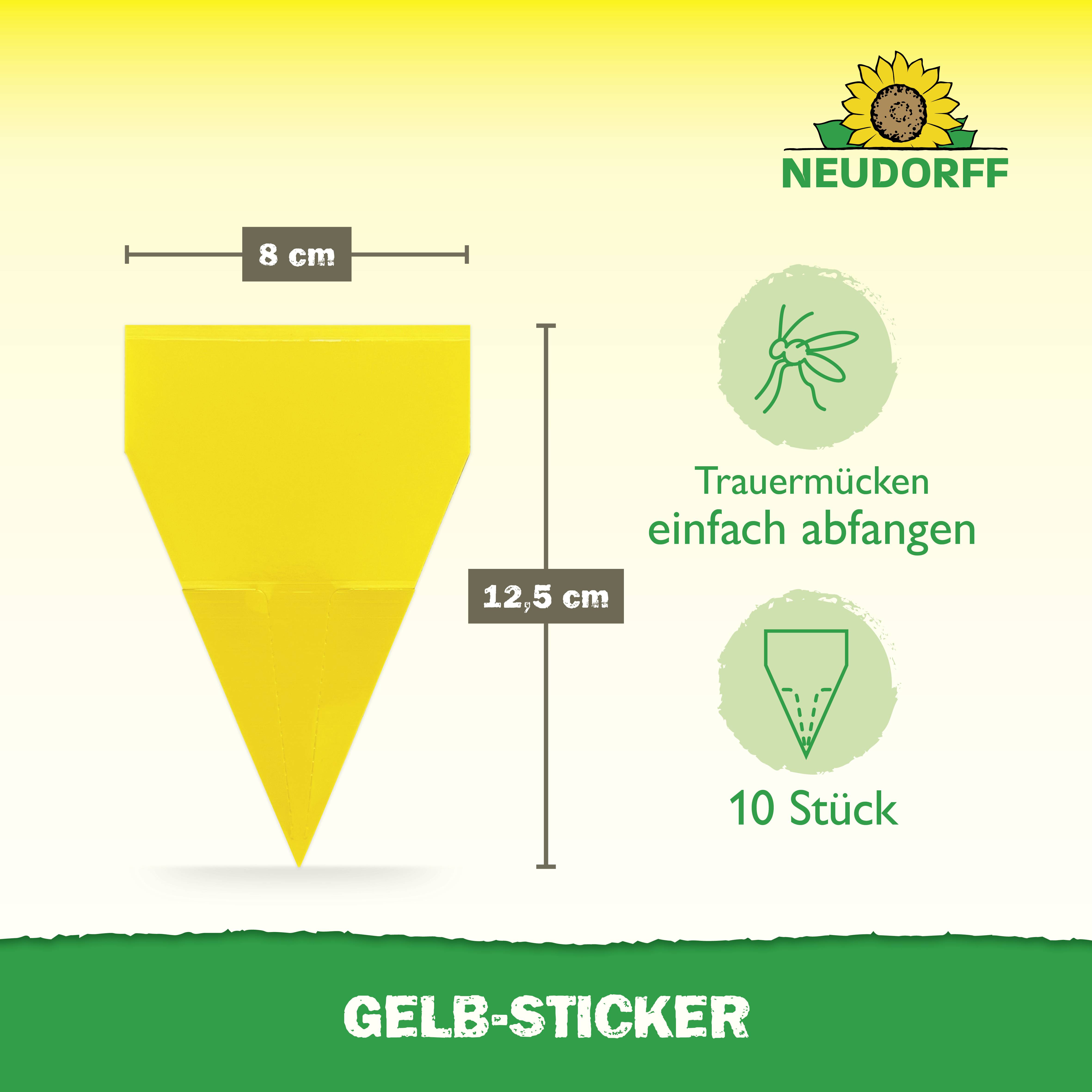 Neudorff 00318 Gelb-Sticker 10St.