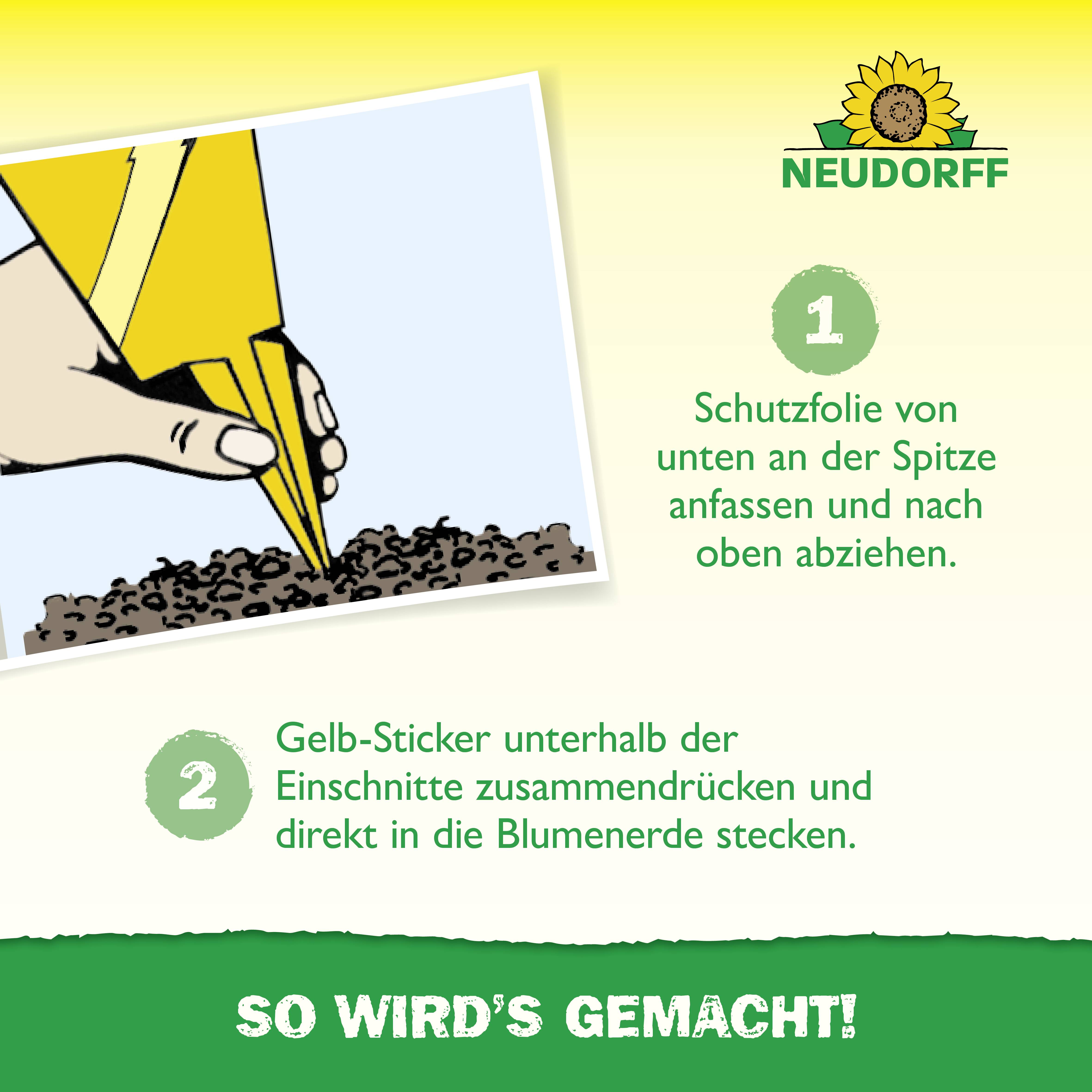 Neudorff 00318 Gelb-Sticker 10St.