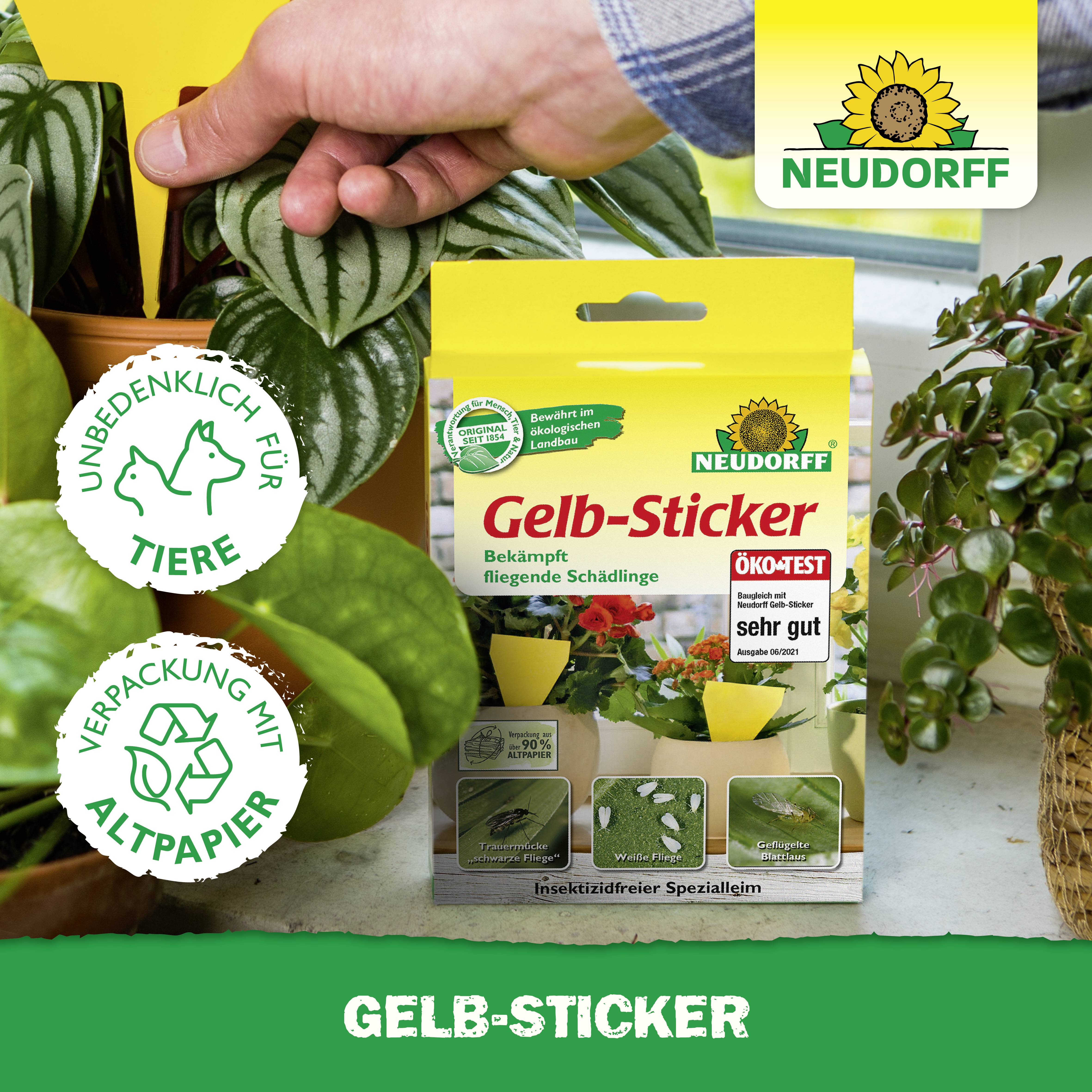 Neudorff 00318 Gelb-Sticker 10St.