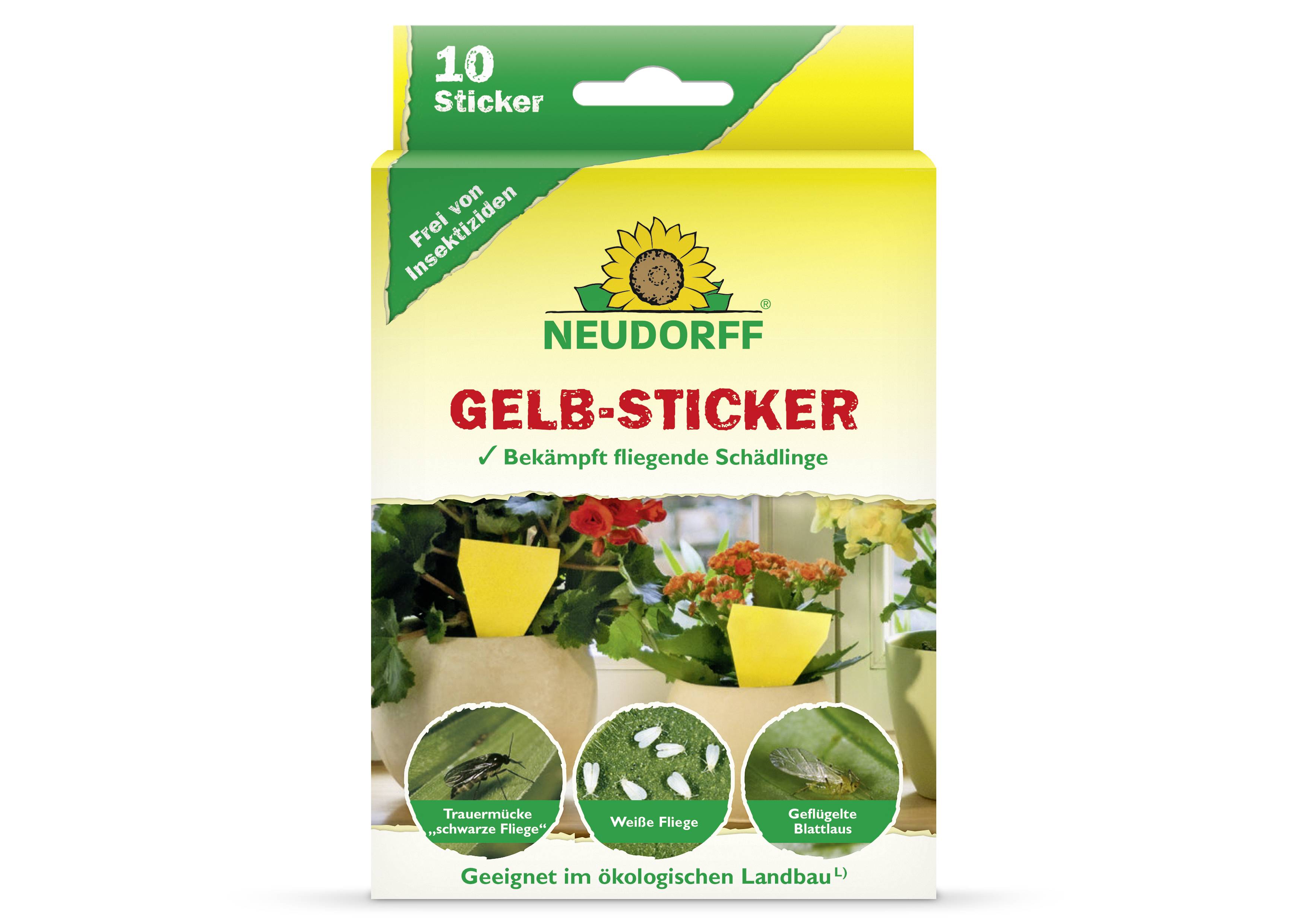 Neudorff 00318 Gelb-Sticker 10St.