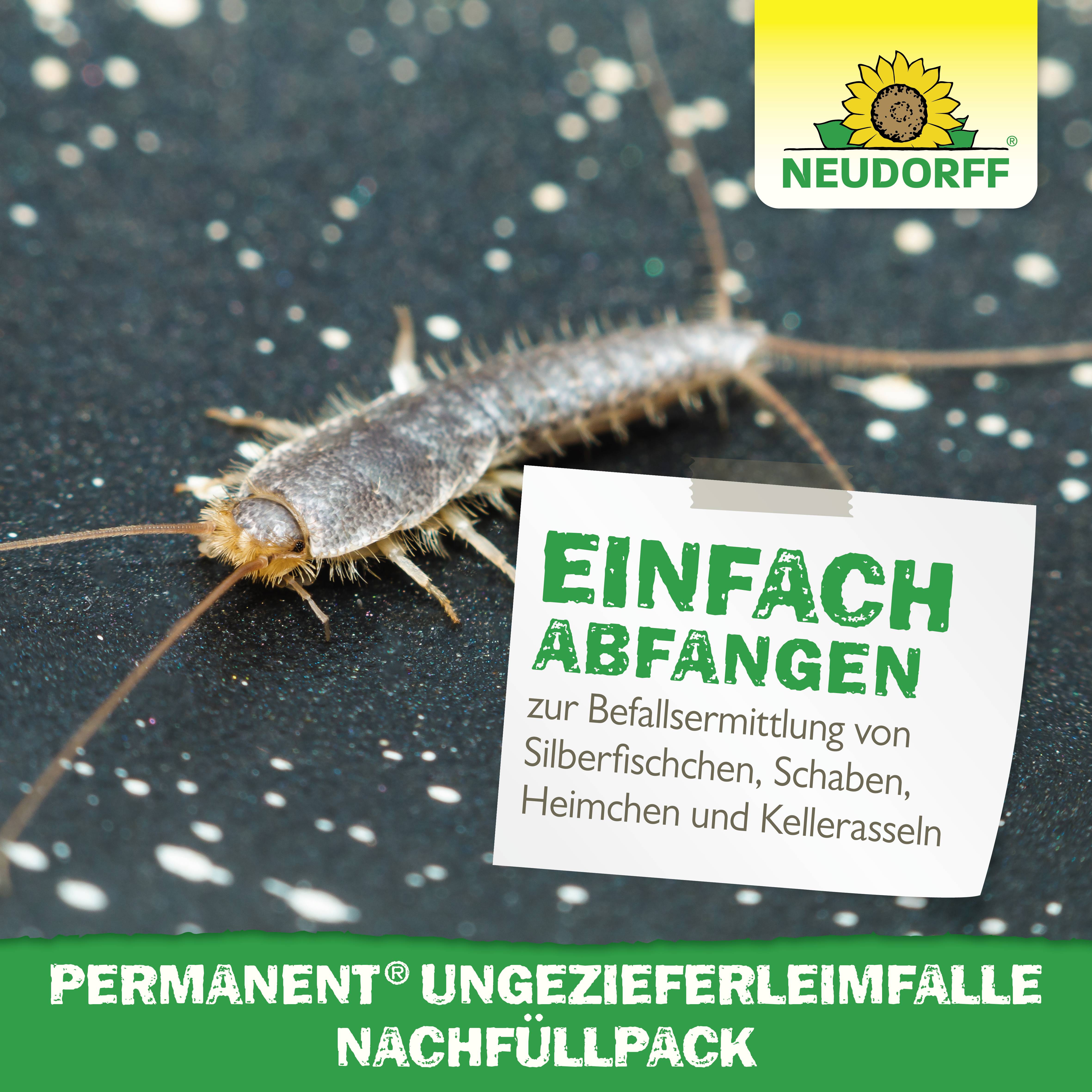 Neudorff 01273 Permanent Ungezieferleimfalle Nachfüllpack 4St.