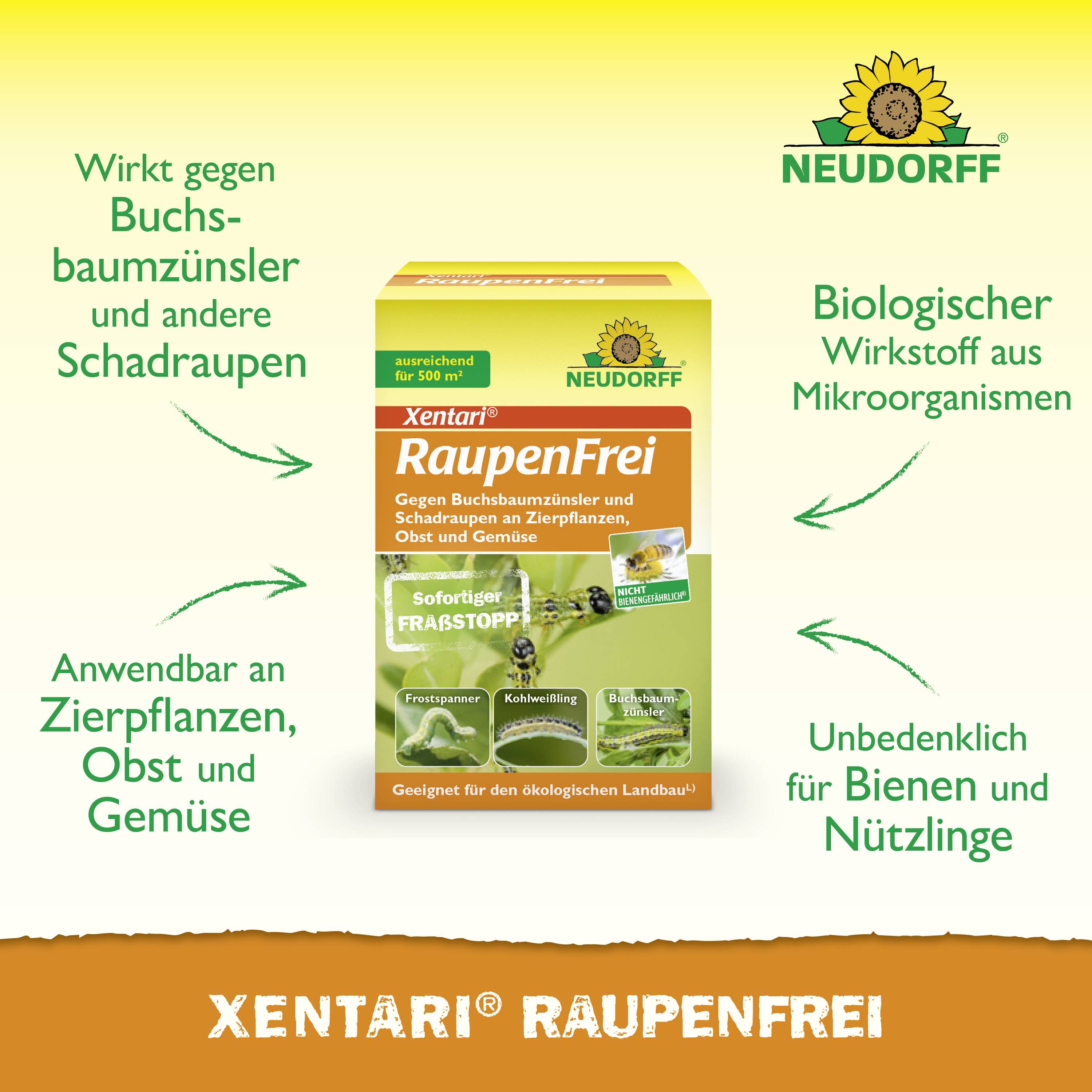 Neudorff 00592 Xentari Raupenfrei 25g