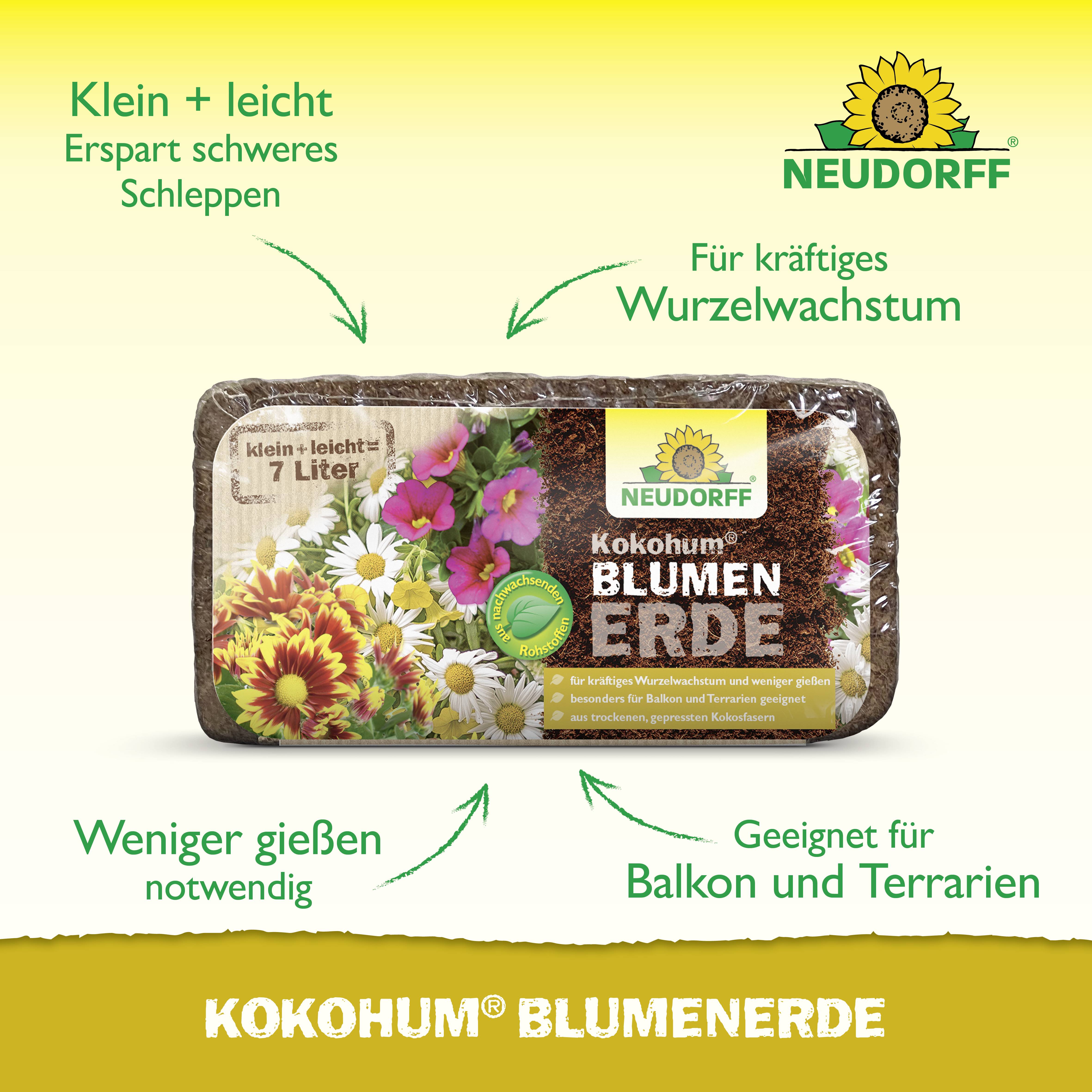 Neudorff 00270 Kokohum Blumenerde 7l