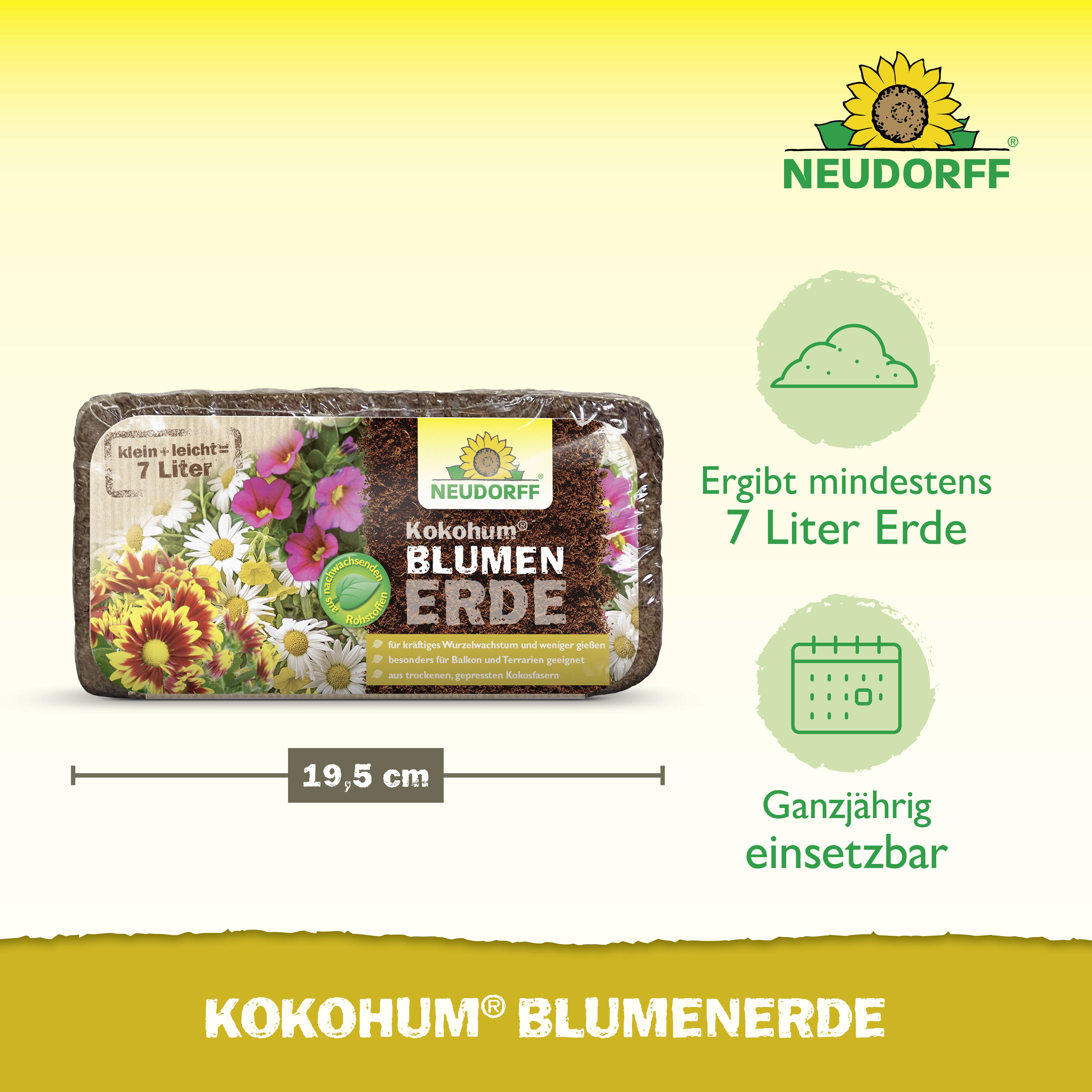 Neudorff 00270 Kokohum Blumenerde 7l