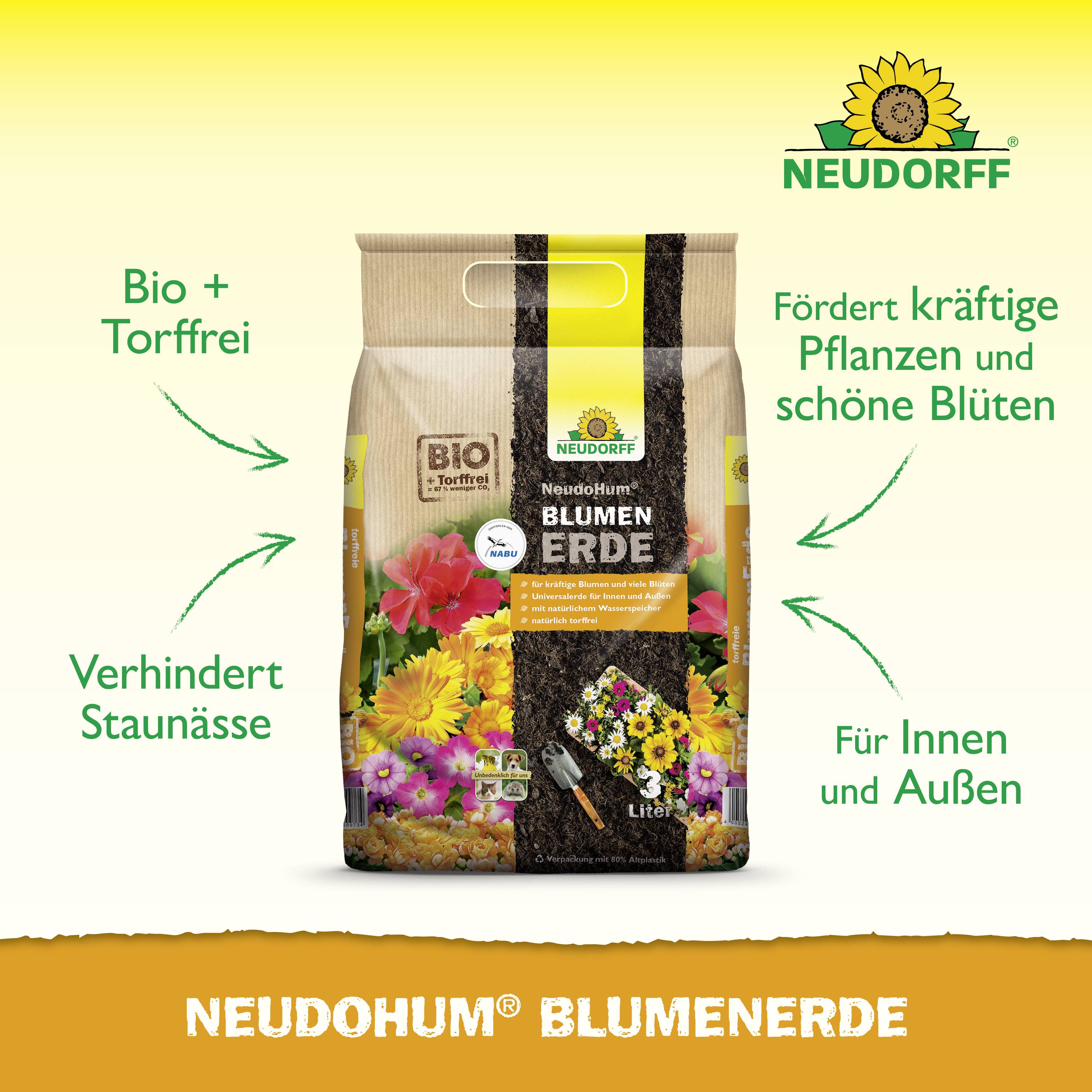 Neudorff 00973 NeudoHum Blumenerde 1 l