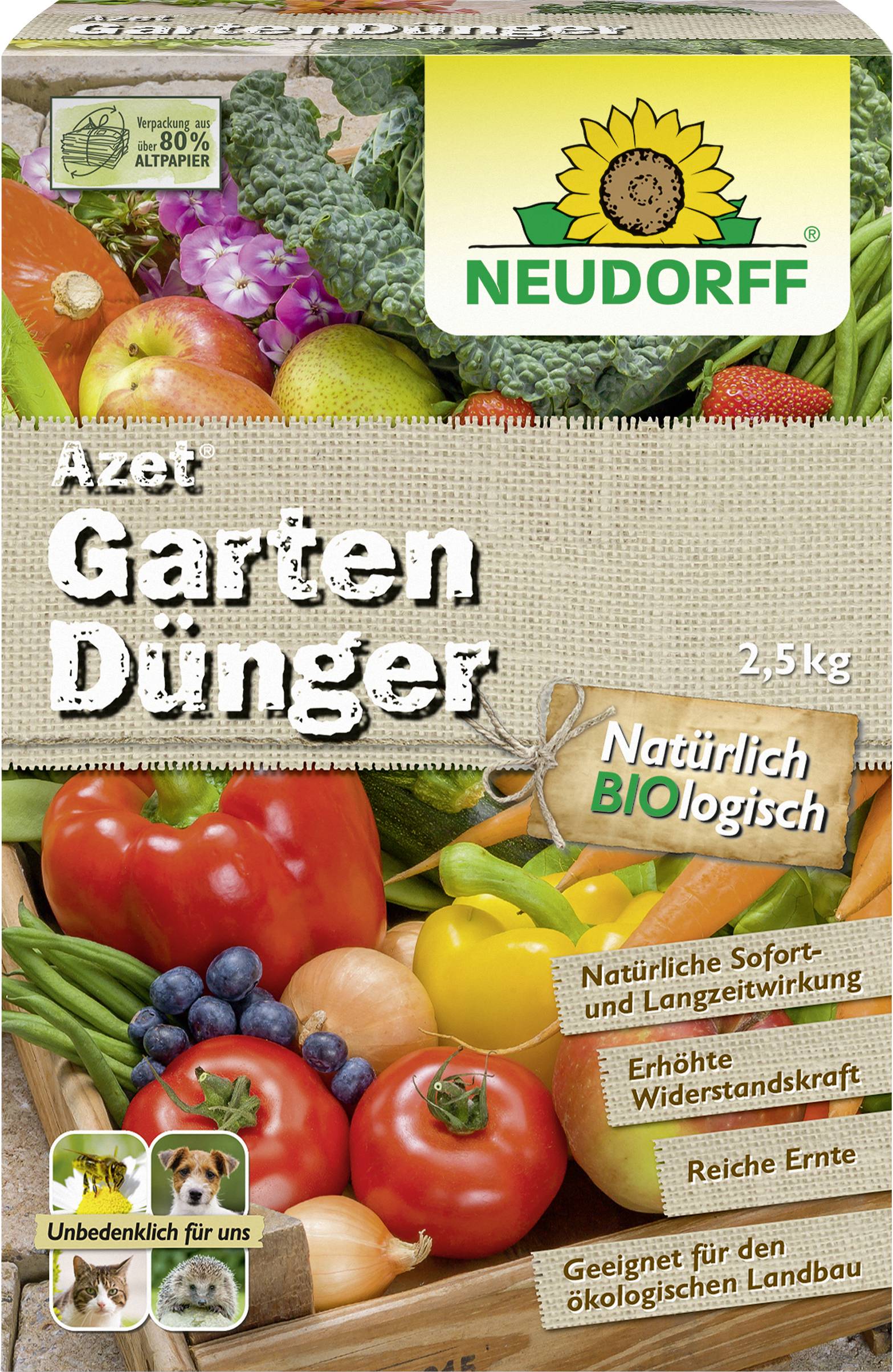 Neudorff 00134 Azet GartenDünger 2.5kg