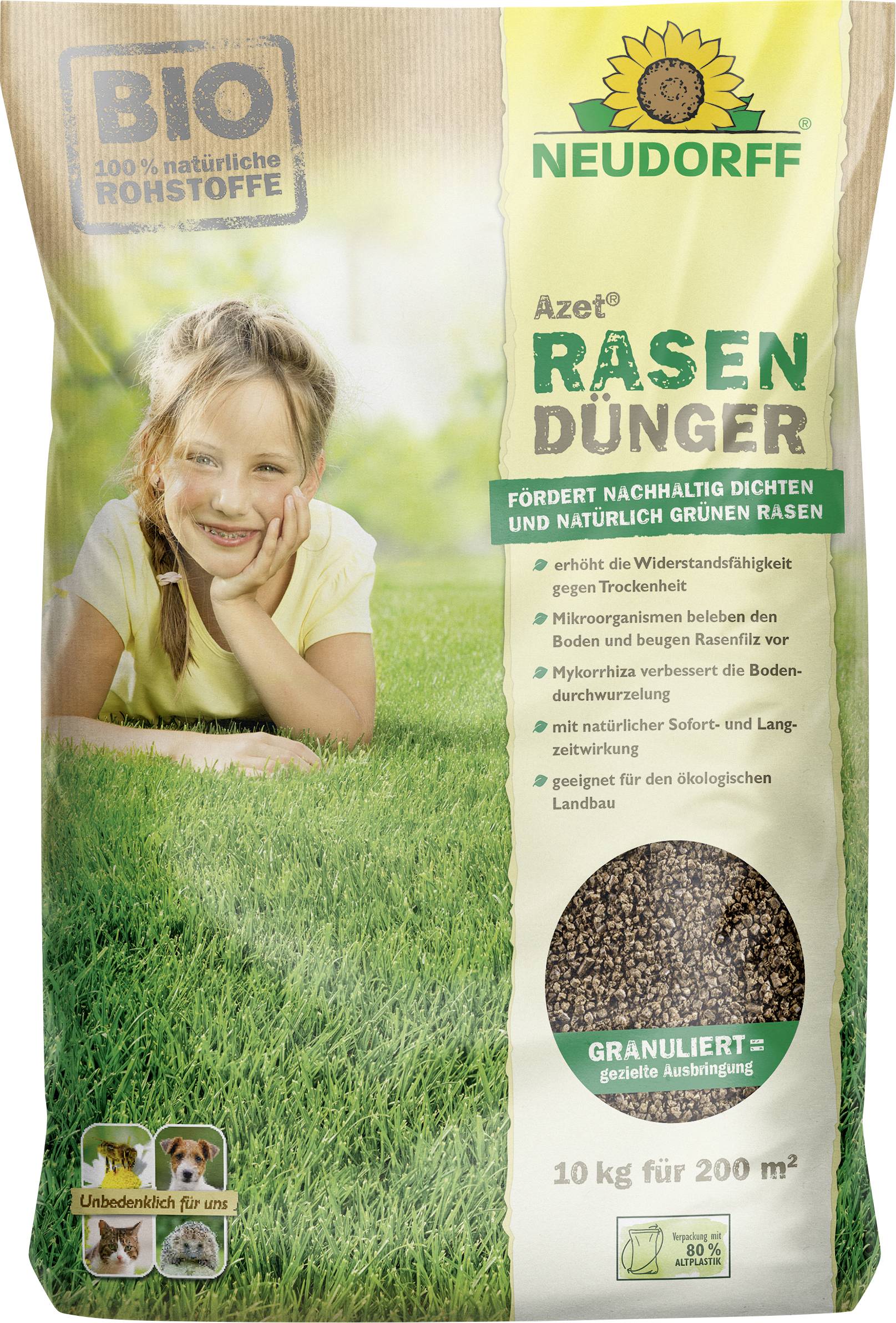 Neudorff 00201 Azet RasenDünger 1kg