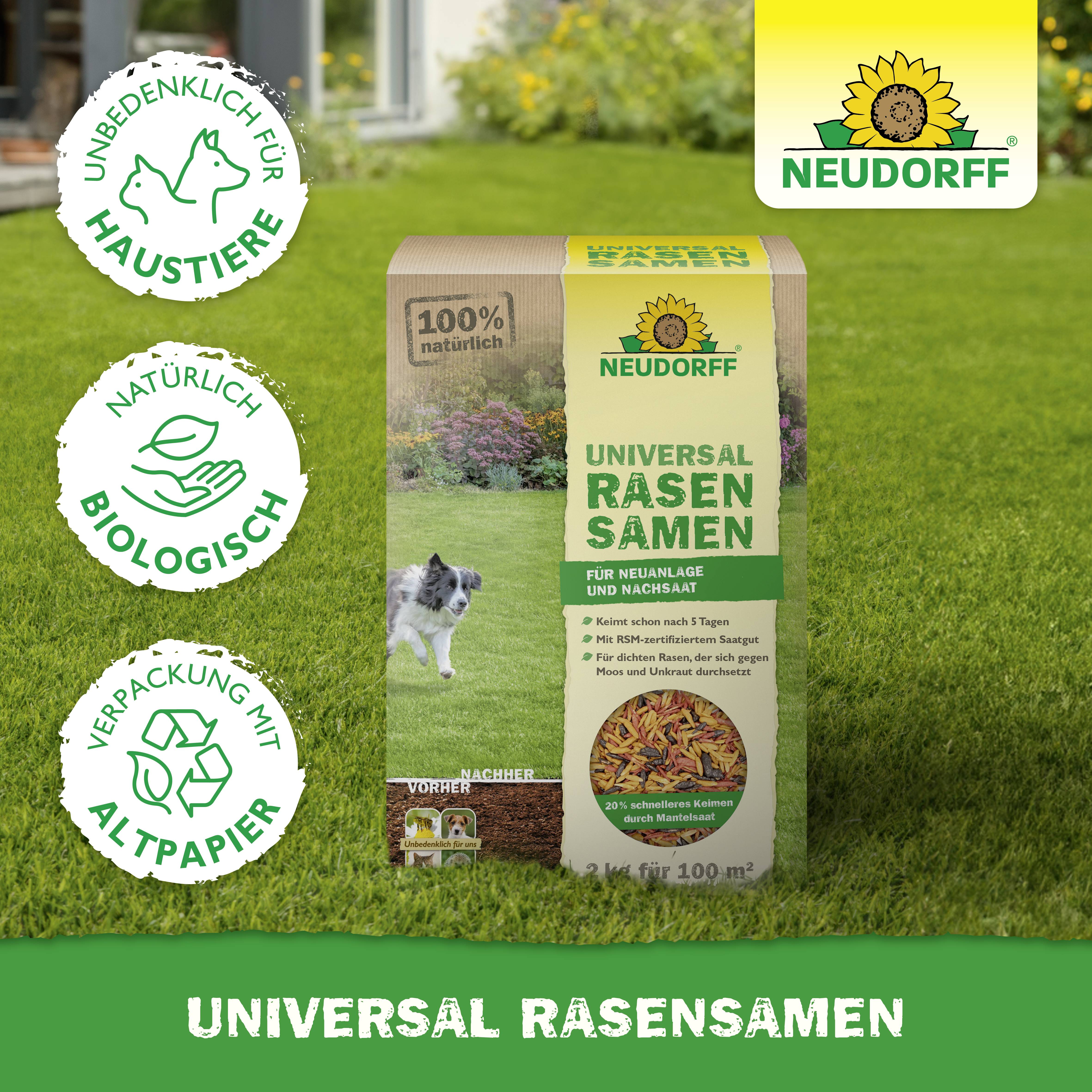 Neudorff 01282 Universal Rasensamen 2kg