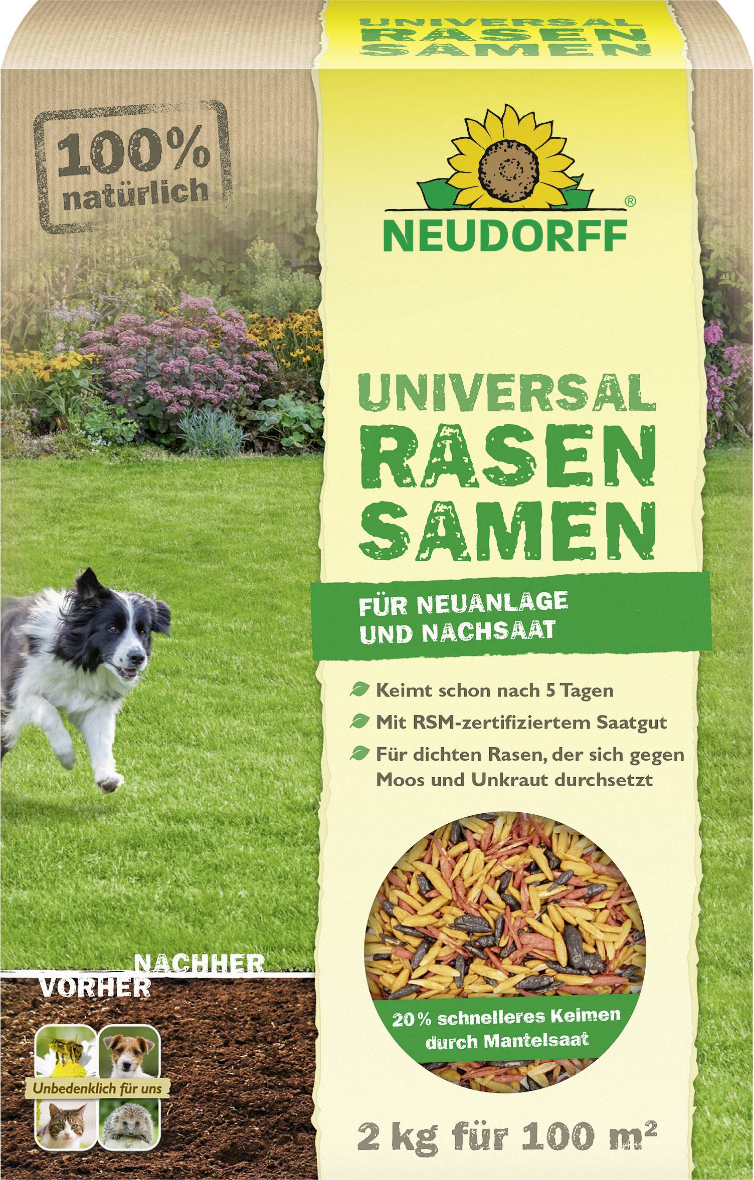 Neudorff 01282 Universal Rasensamen 2kg
