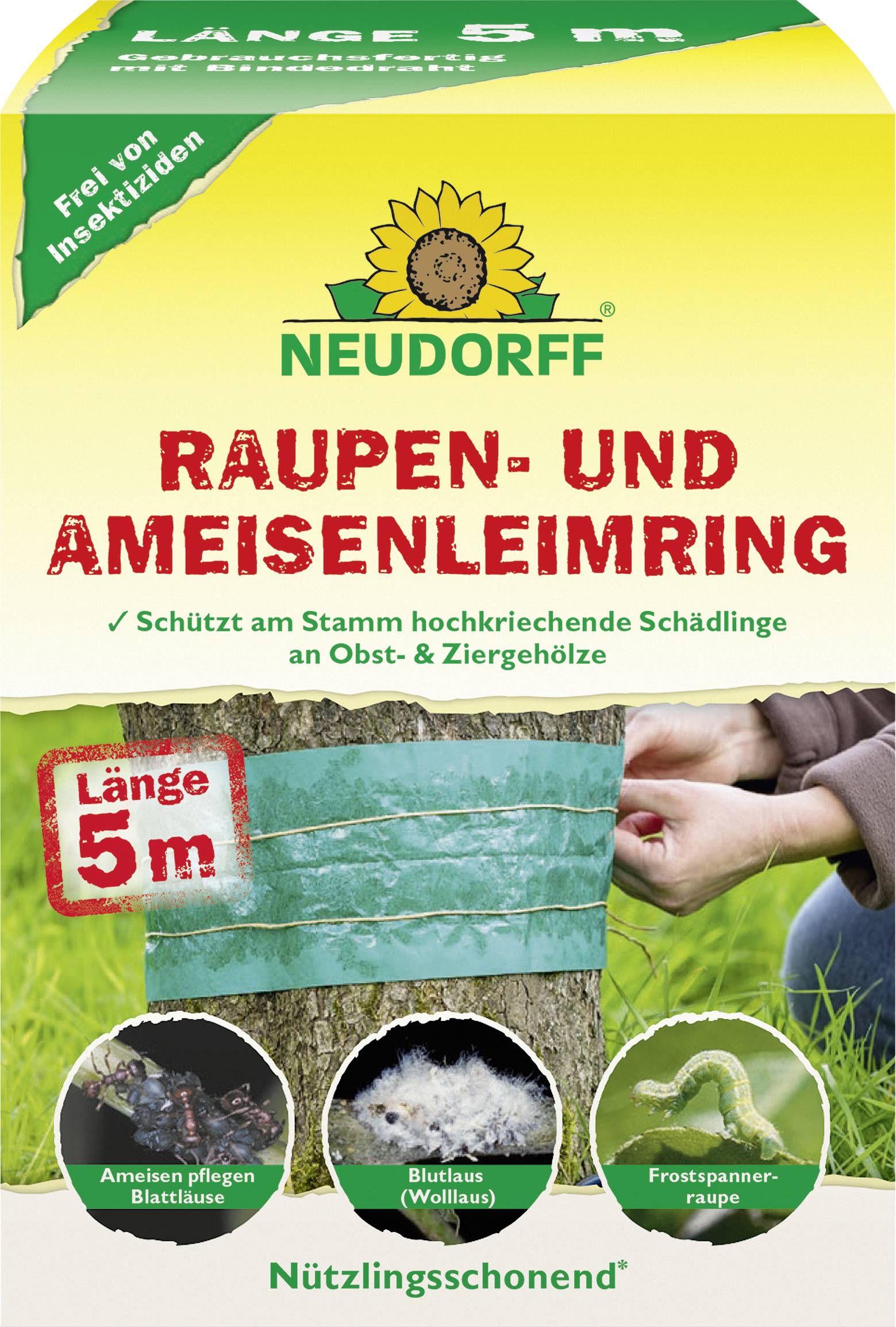 Neudorff 00328 Raupen- und AmeisenLeimring 5m