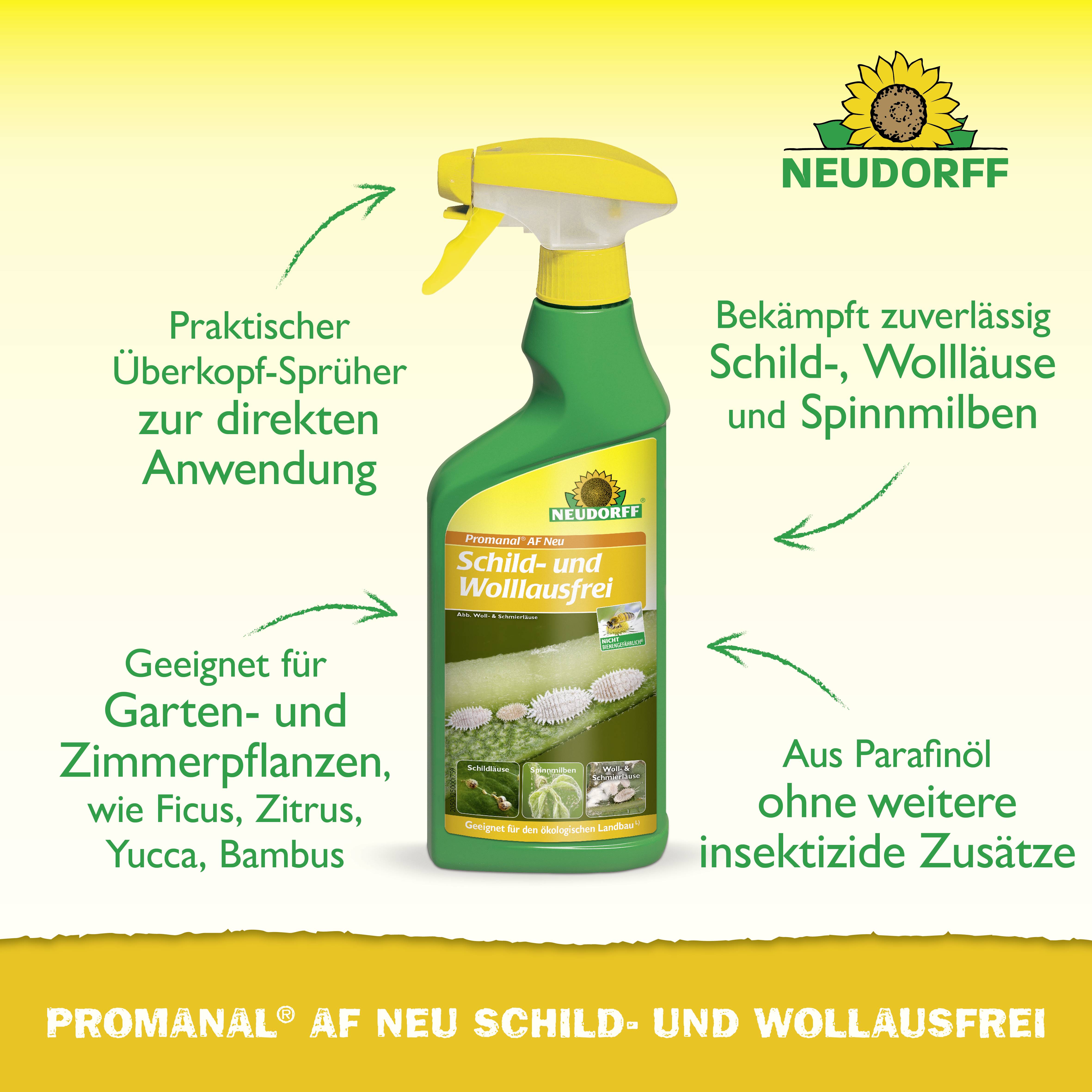 Neudorff 00330 Promanal Schild- und Wollausfrei 500ml