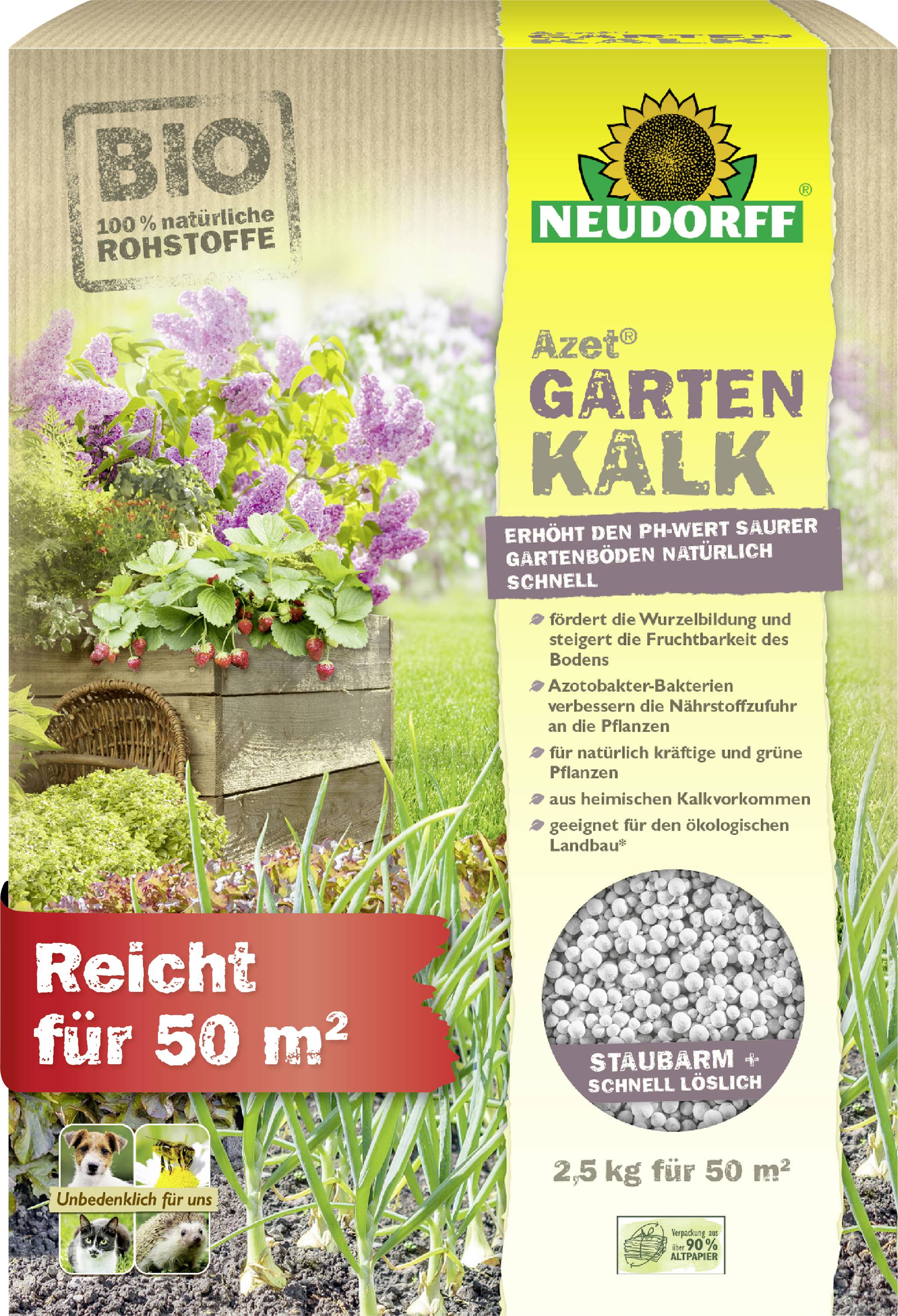 Neudorff 01321 Azet Gartenkalk 2.5kg