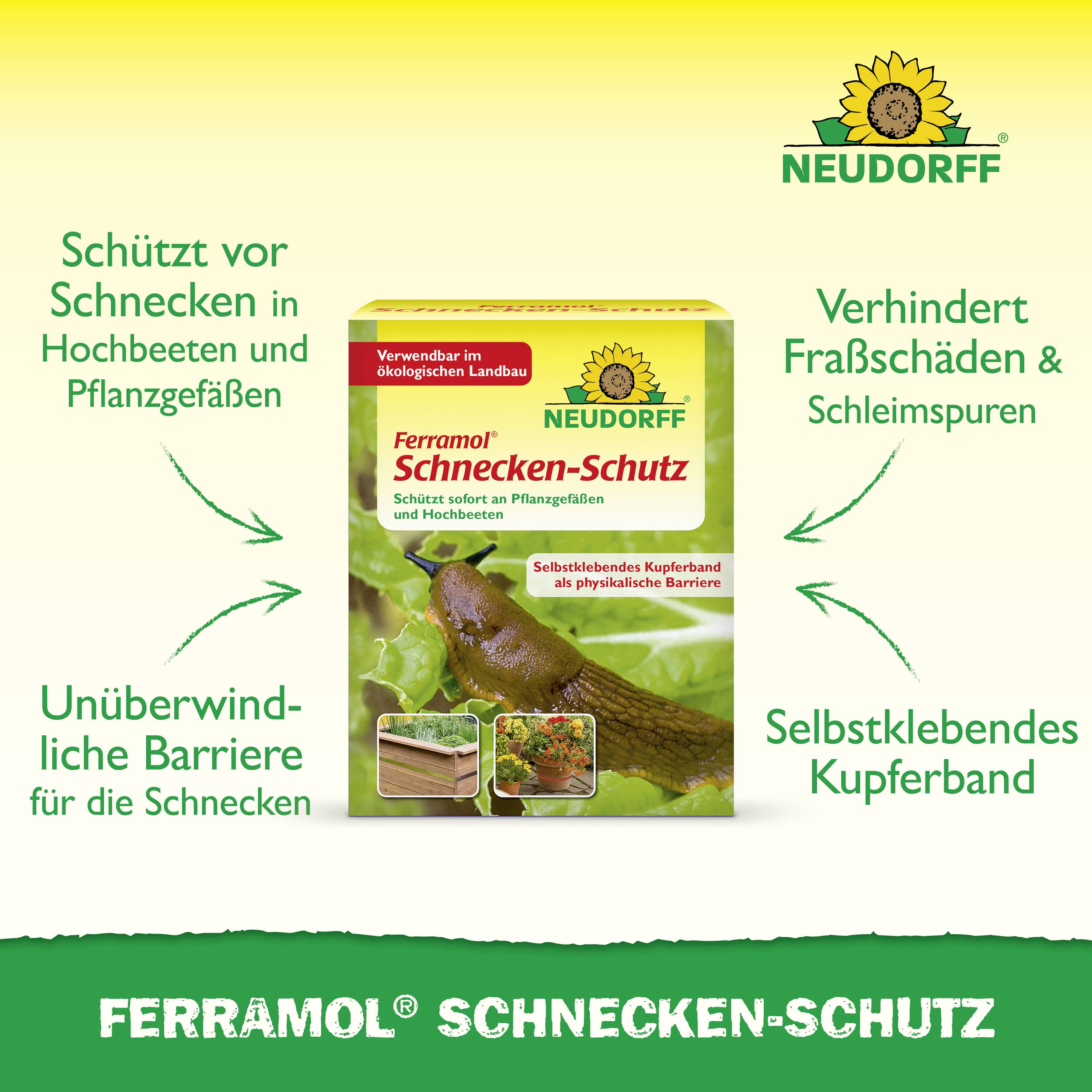 Neudorff Ferramol Schnecken-Schutz Funktionsart Abschreckung 1St.