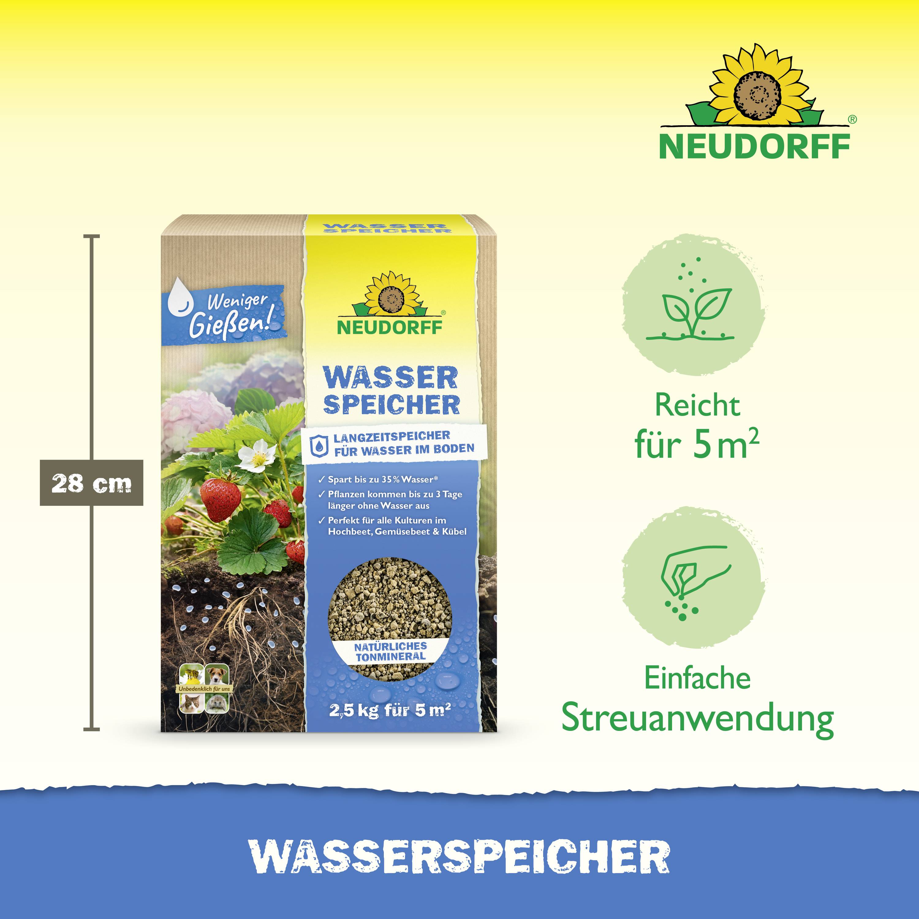 Neudorff 01399 Wasserspeicher 2.5kg