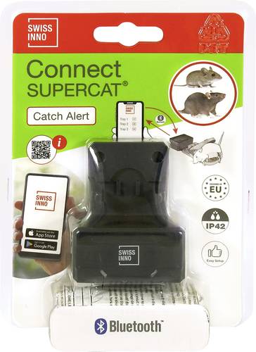 Swissinno Fangmelder Connect SuperCat Mausefalle Funktionsart Lockstoff 1 St.
