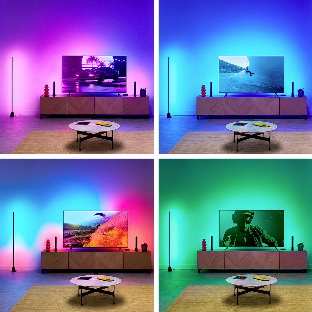 WiZ Sync box starter kit 75"-85" EU 8720169078628 LED-Streifen-Set 240 V 340 cm Mehrfarbig 1 St.