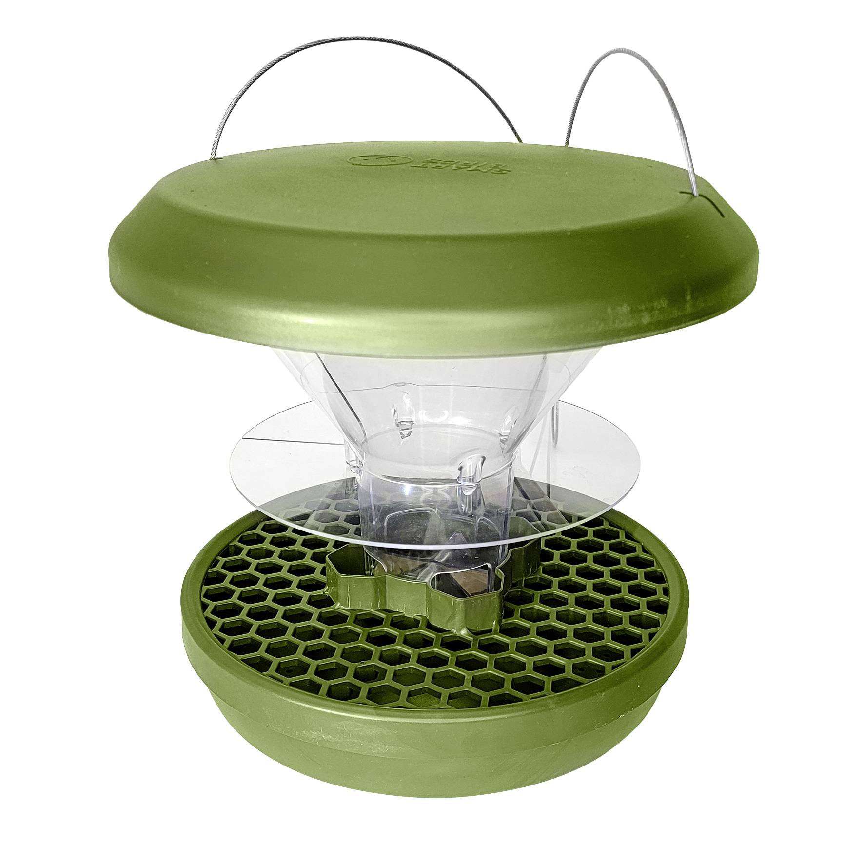 Swissinno Großvogel-Abwehr-Ring für Futtersilo Silber 1 St. 1 860 001K