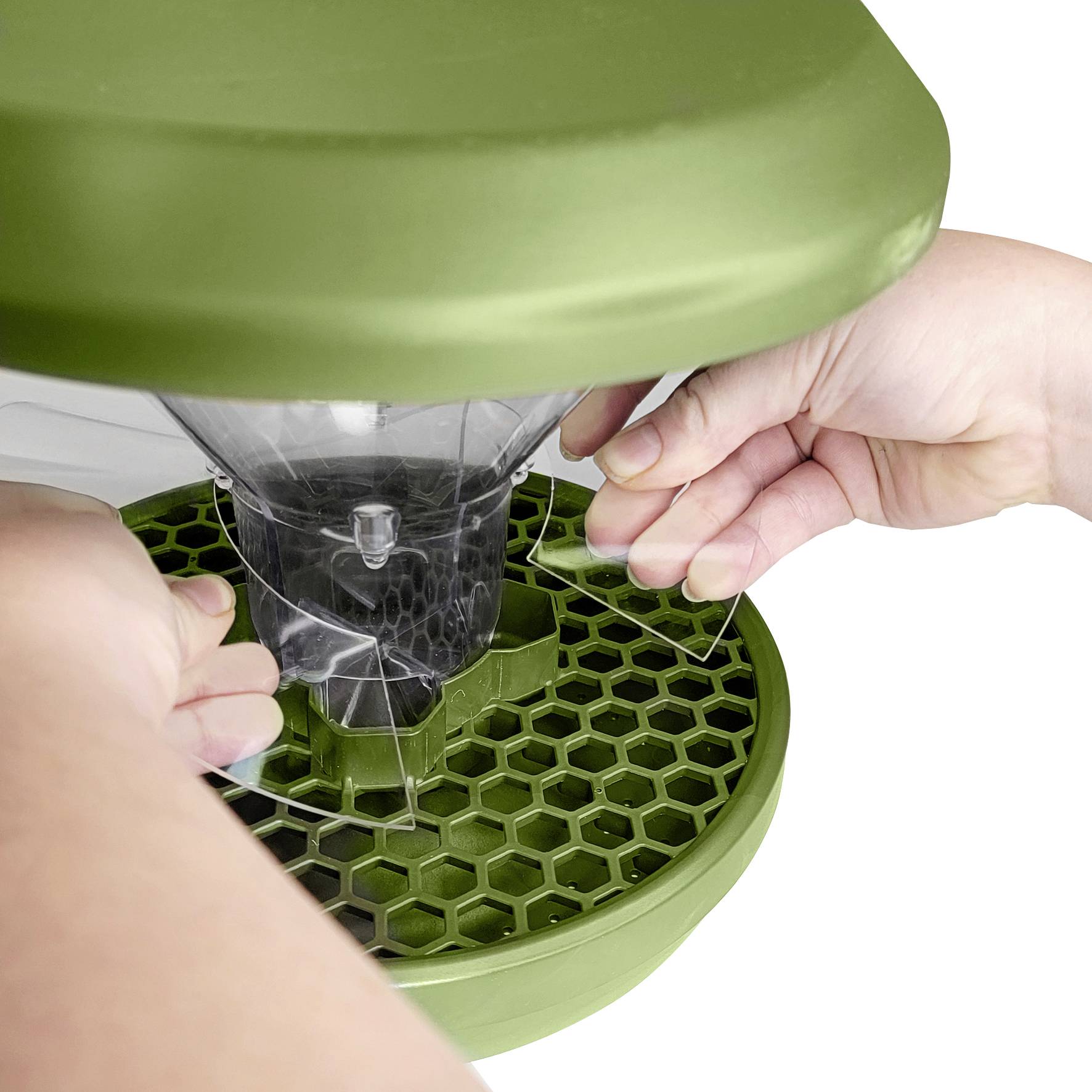 Swissinno Großvogel-Abwehr-Ring für Futtersilo Silber 1 St. 1 860 001K