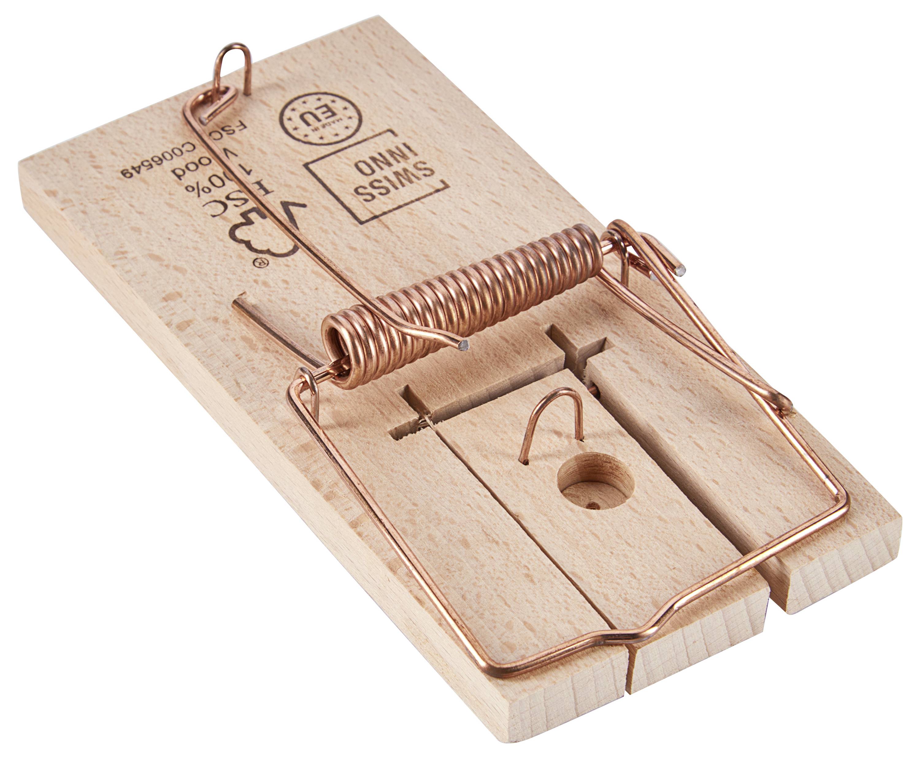 Swissinno Holz-Classic, 2er Pack Mausefalle 2 St.