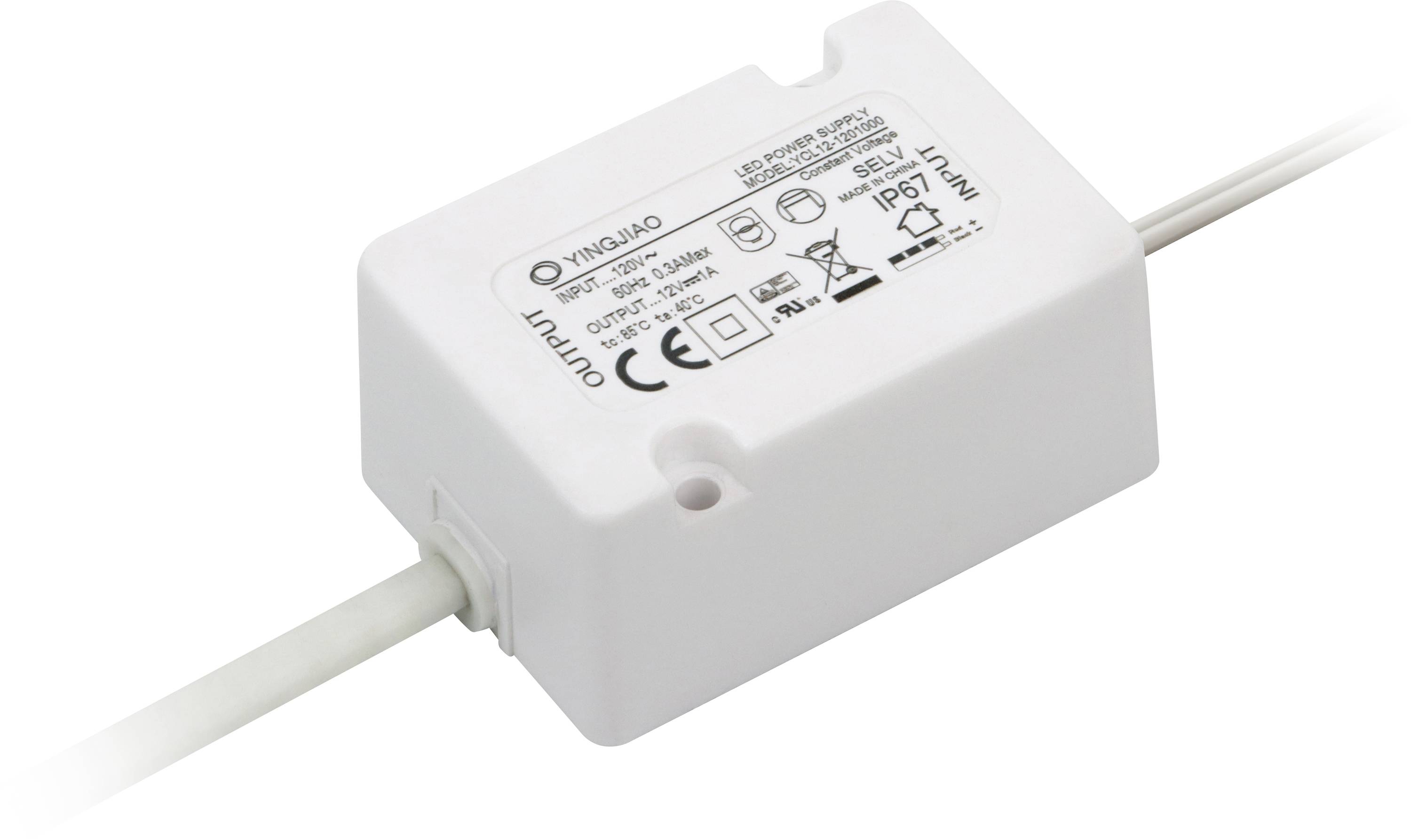 YingJiao LED-Treiber 12W 1A 12V 1St.