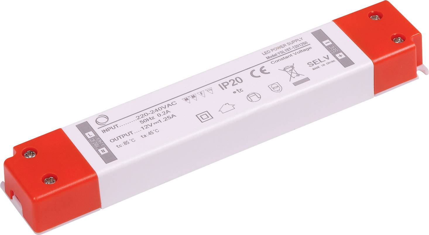 YingJiao YSL15T-1201500 LED-Treiber 18W 1.5A 12V 1St.