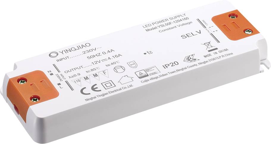 YingJiao YSL50F-1204160 LED-Treiber 50W 4.16A 12V 1St.