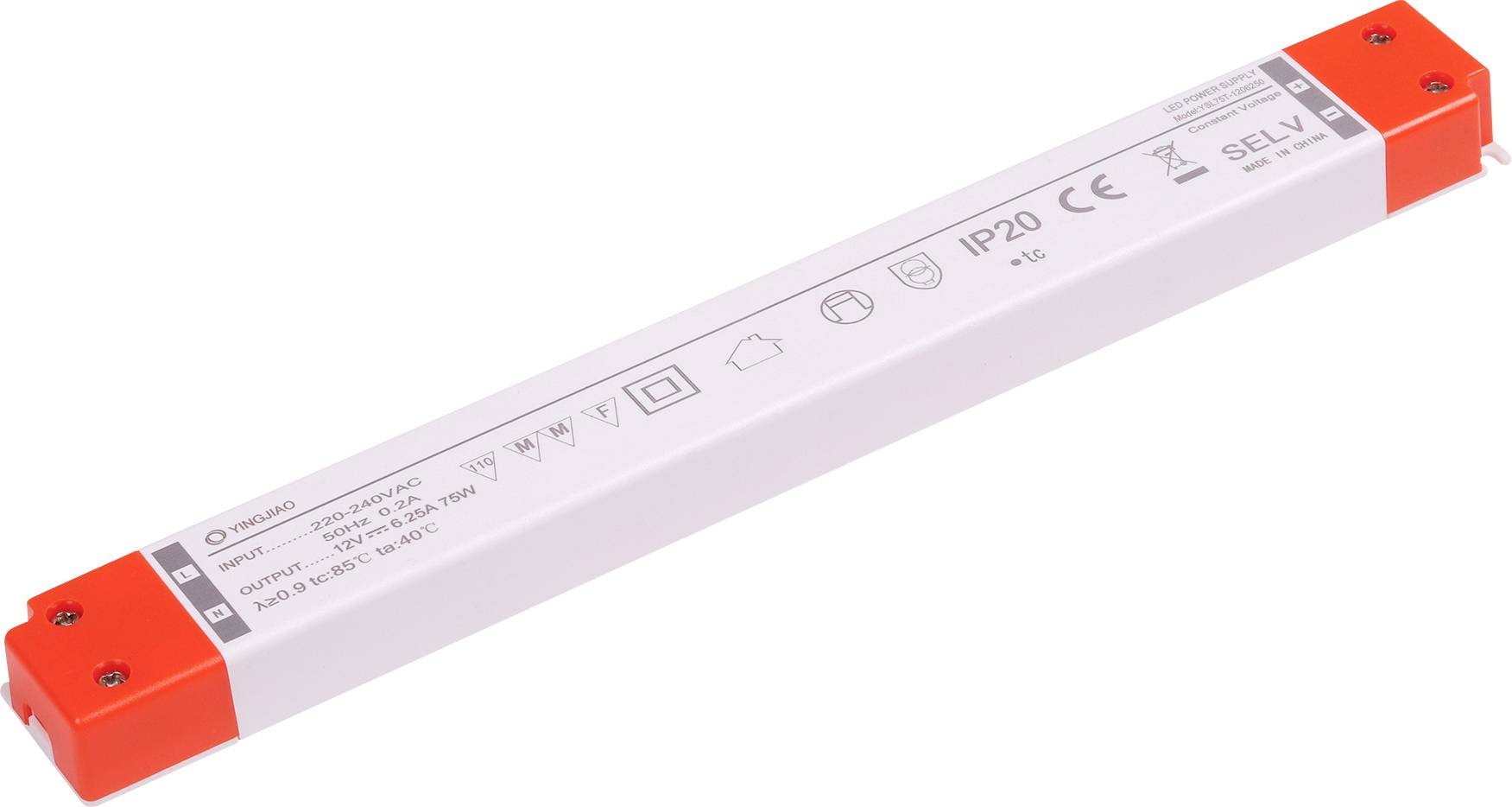YingJiao YSL75T-1205000 LED-Treiber 60W 5A 12V 1St.