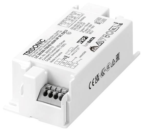 Tridonic LC 28W 300-700mA 42V bDW NFC SC EXC3 LED-Treiber 28W 0.7A 7.5 - 42V 1St.