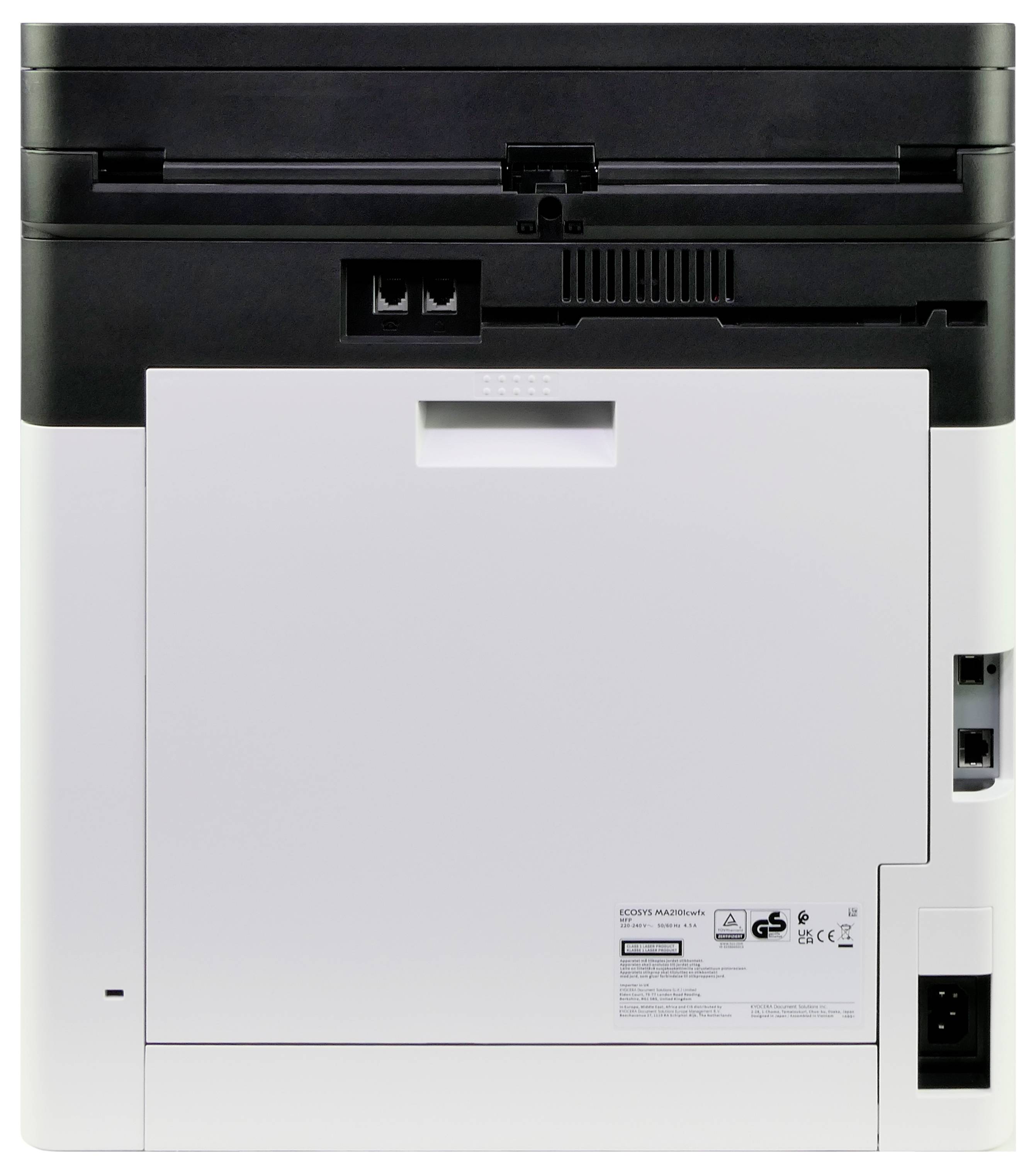 Kyocera ECOSYS MA2101cwfx/Plus Multifunktionsdrucker Laser Farbe A4 Drucker, Scanner, Kopierer, Fax LAN, WLAN, USB, Duplex, ADF
