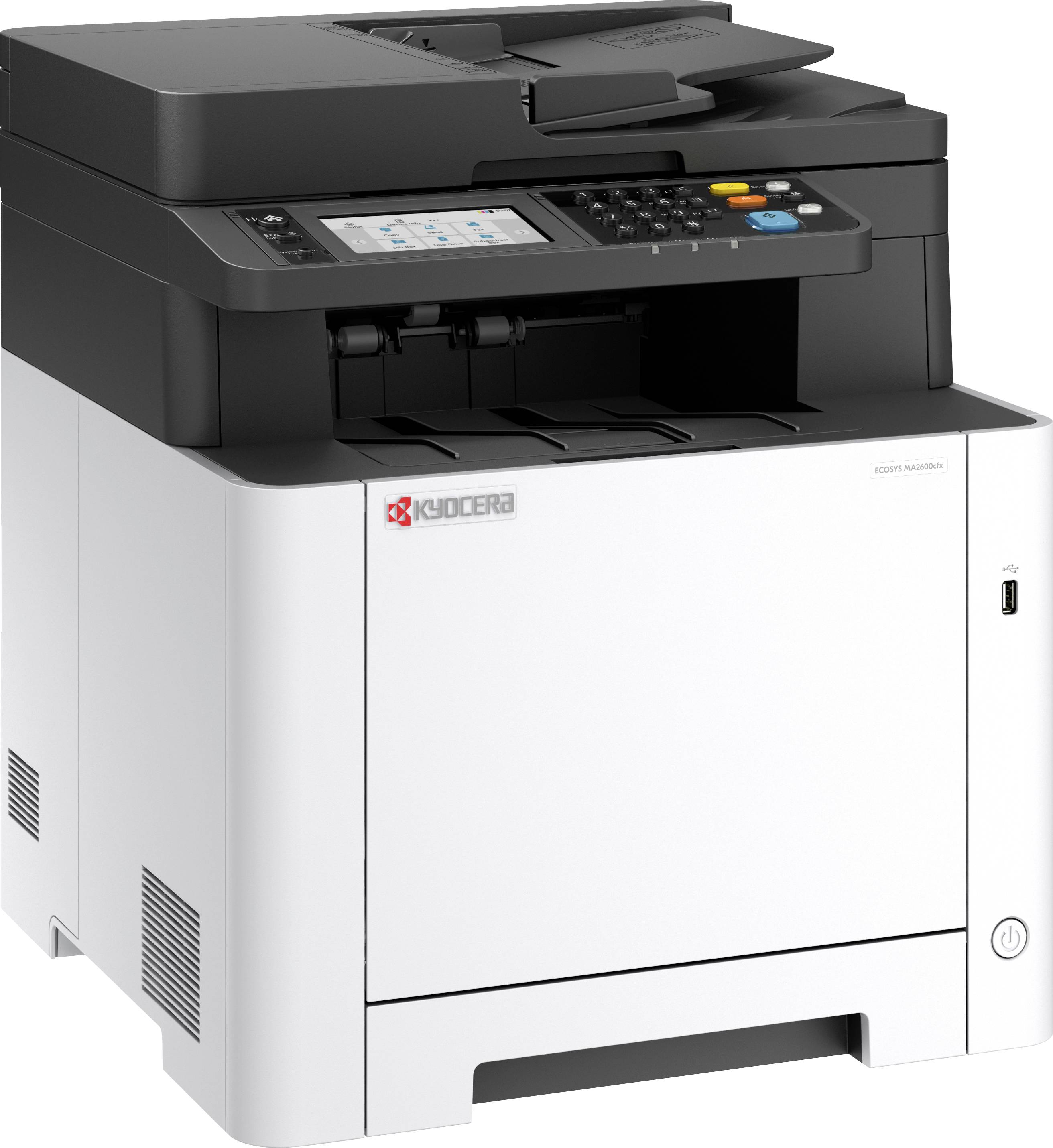 Kyocera ECOSYS MA2600cfx/Plus Multifunktionsdrucker Laser Farbe A4 Drucker, Scanner, Kopierer, Fax LAN, USB, Duplex, Duplex-ADF
