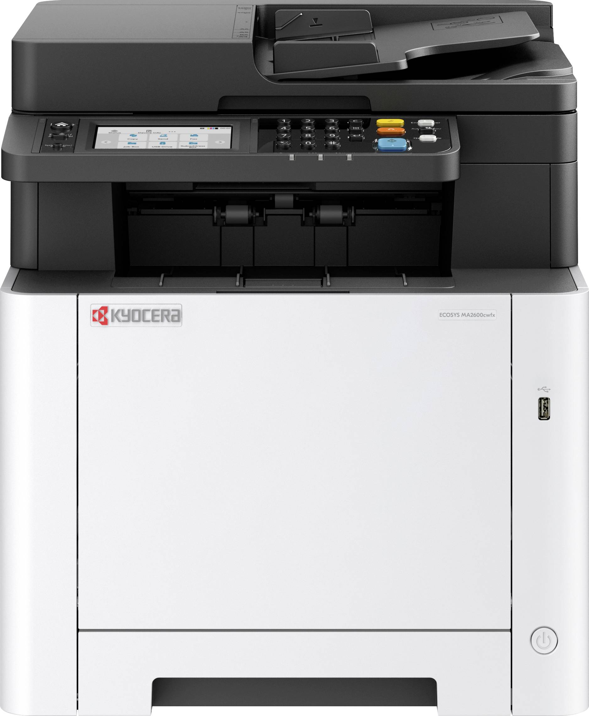 Kyocera ECOSYS MA2600cwfx/Plus Multifunktionsdrucker Laser Farbe A4 Drucker, Scanner, Kopierer, Fax LAN, WLAN, USB, Duplex