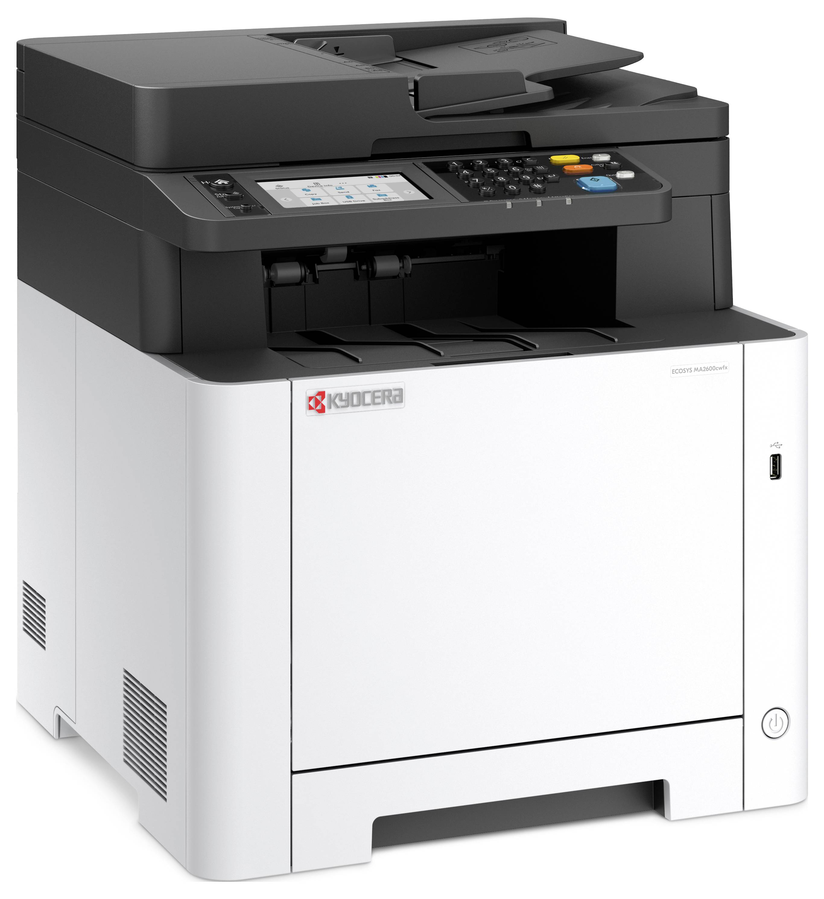 Kyocera ECOSYS MA2600cwfx/Plus Multifunktionsdrucker Laser Farbe A4 Drucker, Scanner, Kopierer, Fax LAN, WLAN, USB, Duplex