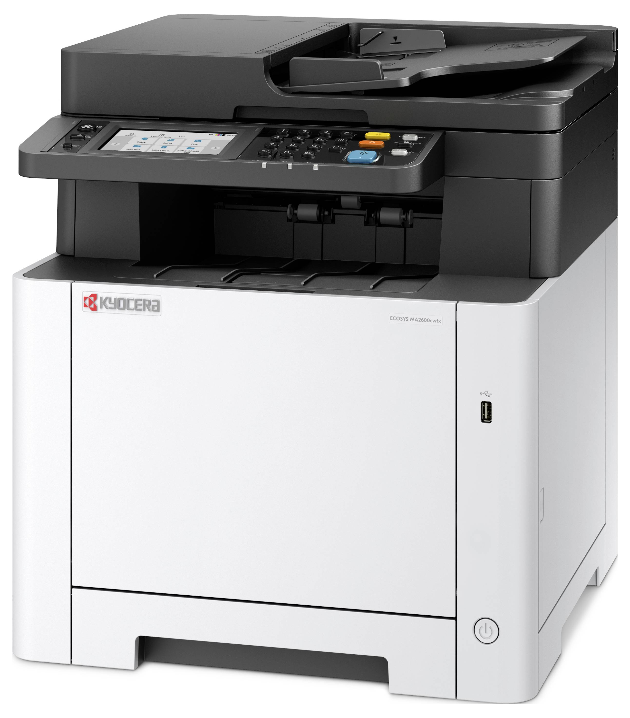 Kyocera ECOSYS MA2600cwfx/Plus Multifunktionsdrucker Laser Farbe A4 Drucker, Scanner, Kopierer, Fax LAN, WLAN, USB, Duplex