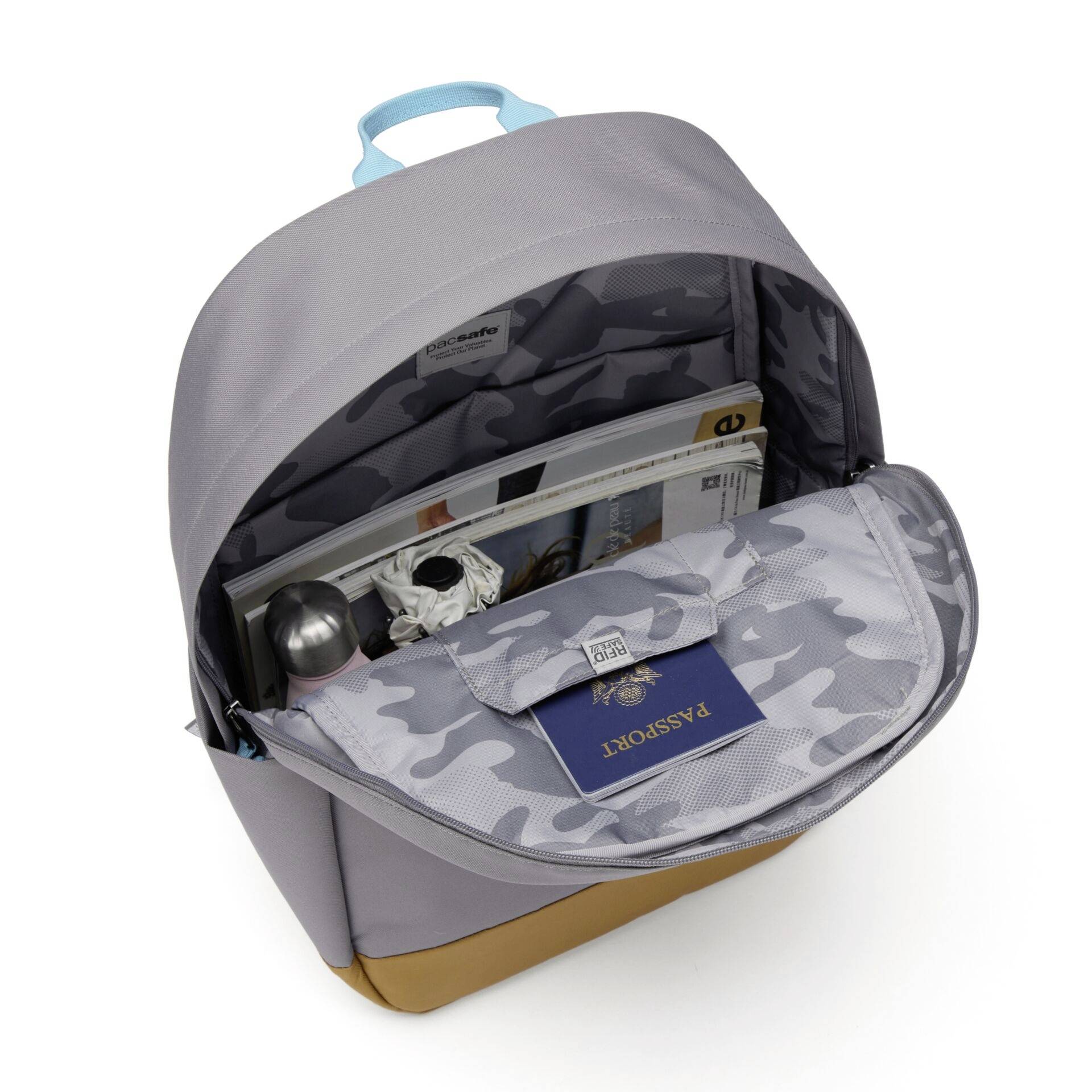 Pacsafe Notebook Rucksack GO 25l Stone