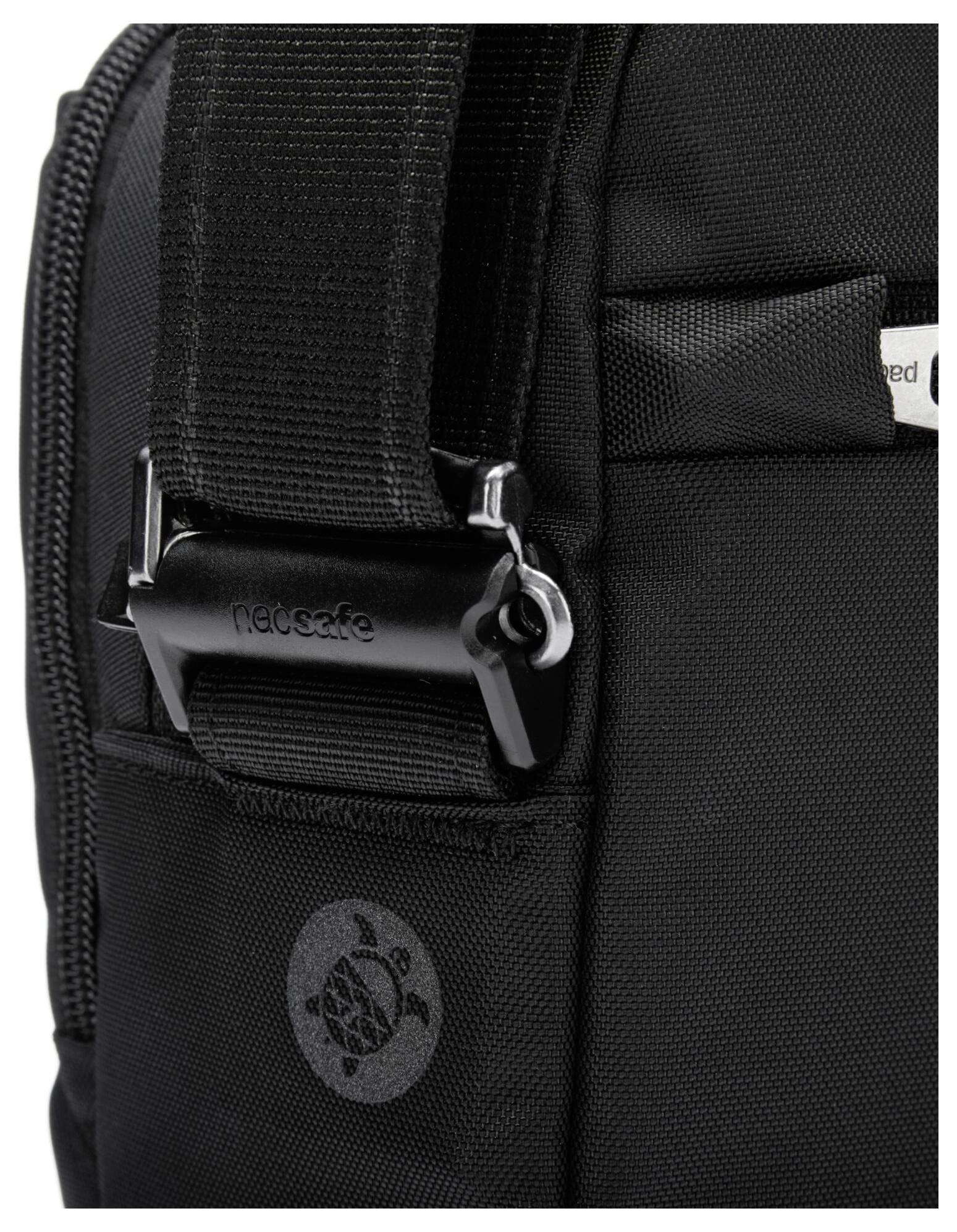 Pacsafe Notebook Tasche V Tour Crossbody schwarz Passend für maximal: 27,9cm (11") Schwarz