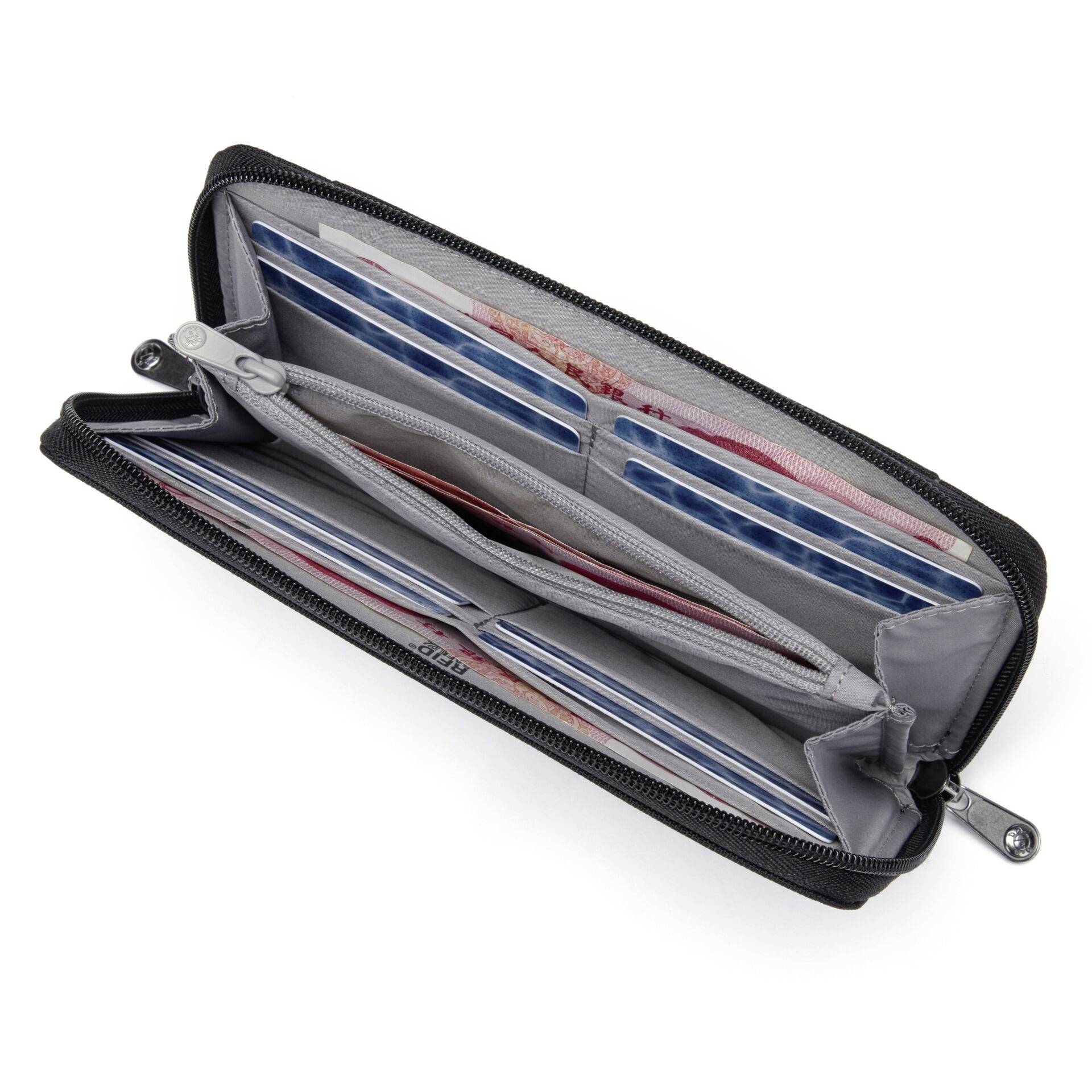 Pacsafe Portemonnaie RFIDsafe Continental Wallet (B x H x T) 20 x 10 x 2cm Schwarz 11075130