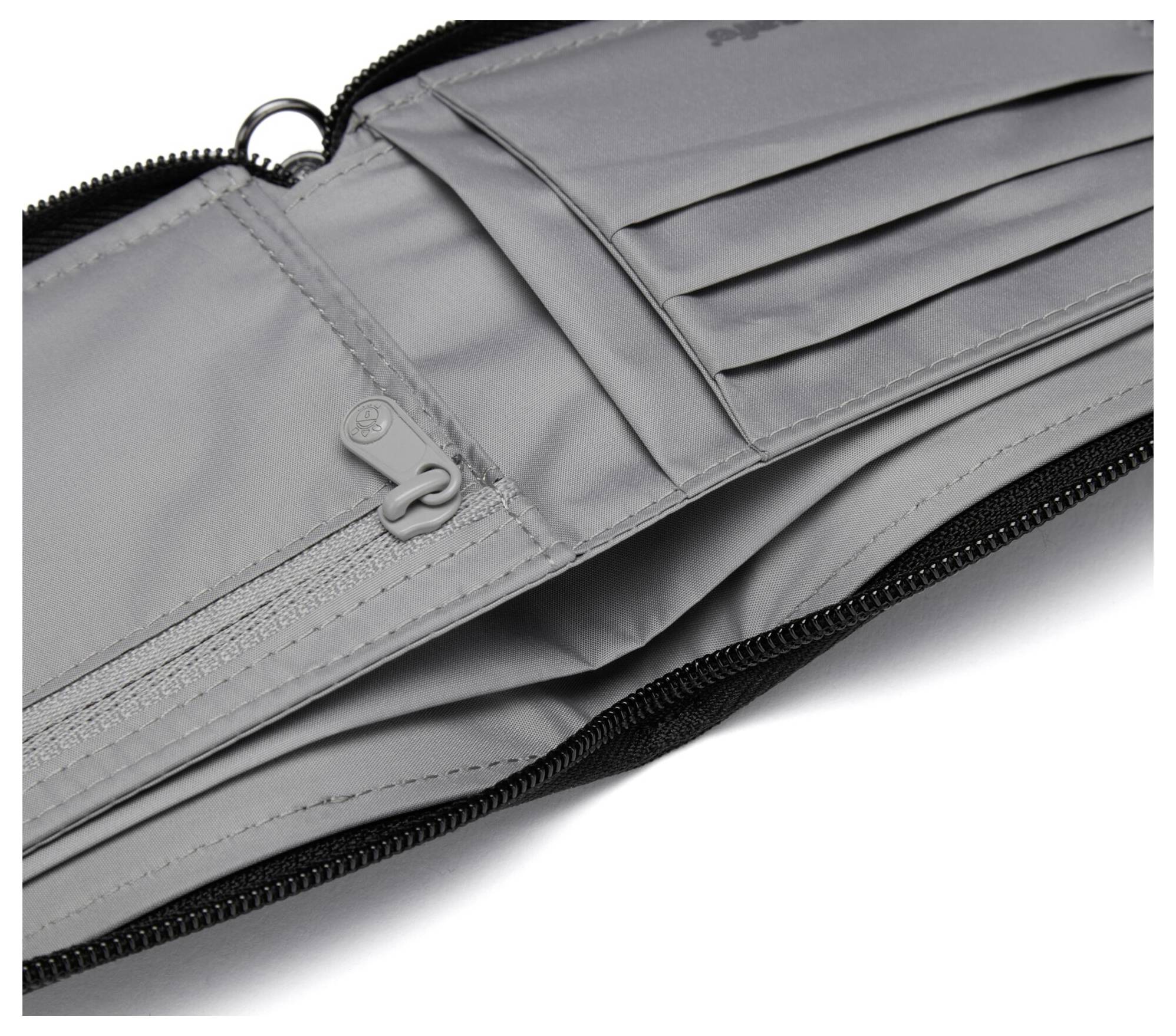 Pacsafe Portemonnaie RFIDsafe Zip Around Wallet (B x H x T) 11 x 10 x 2cm Schwarz 11050130