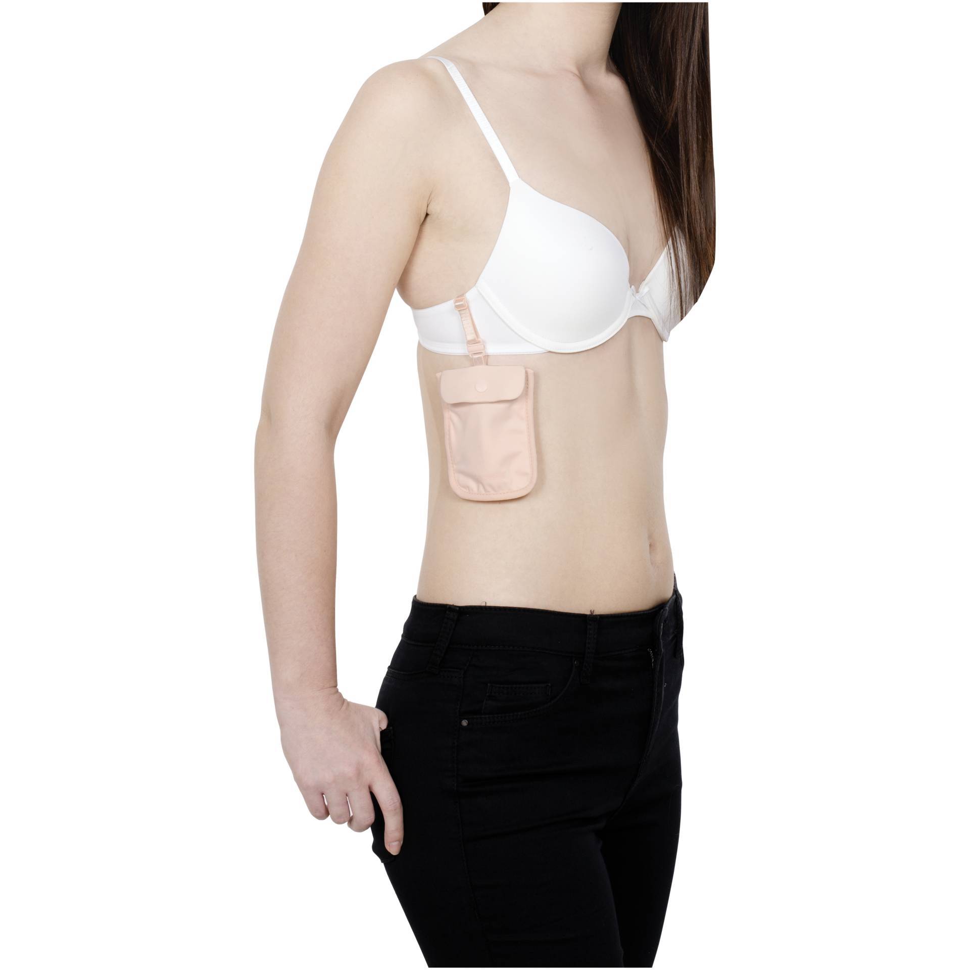 Pacsafe Tasche Coversafe S25 geheime BH Tasche (L x B) 11cm x 9cm Pink 10121314