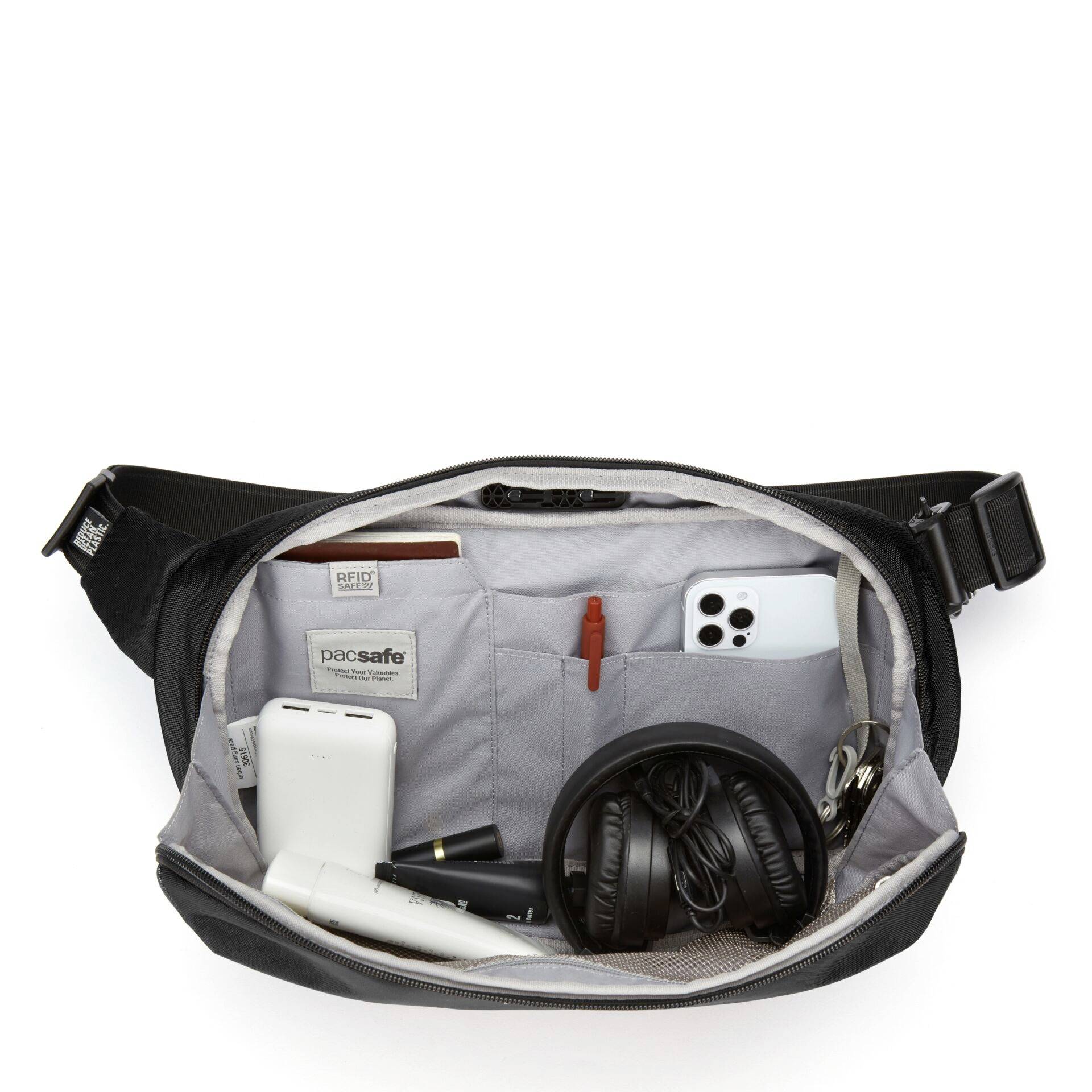 Pacsafe Umhängetasche Metrosafe X urban sling 5l (B x H x T) 36.5 x 20 x 8cm Schwarz 30615100