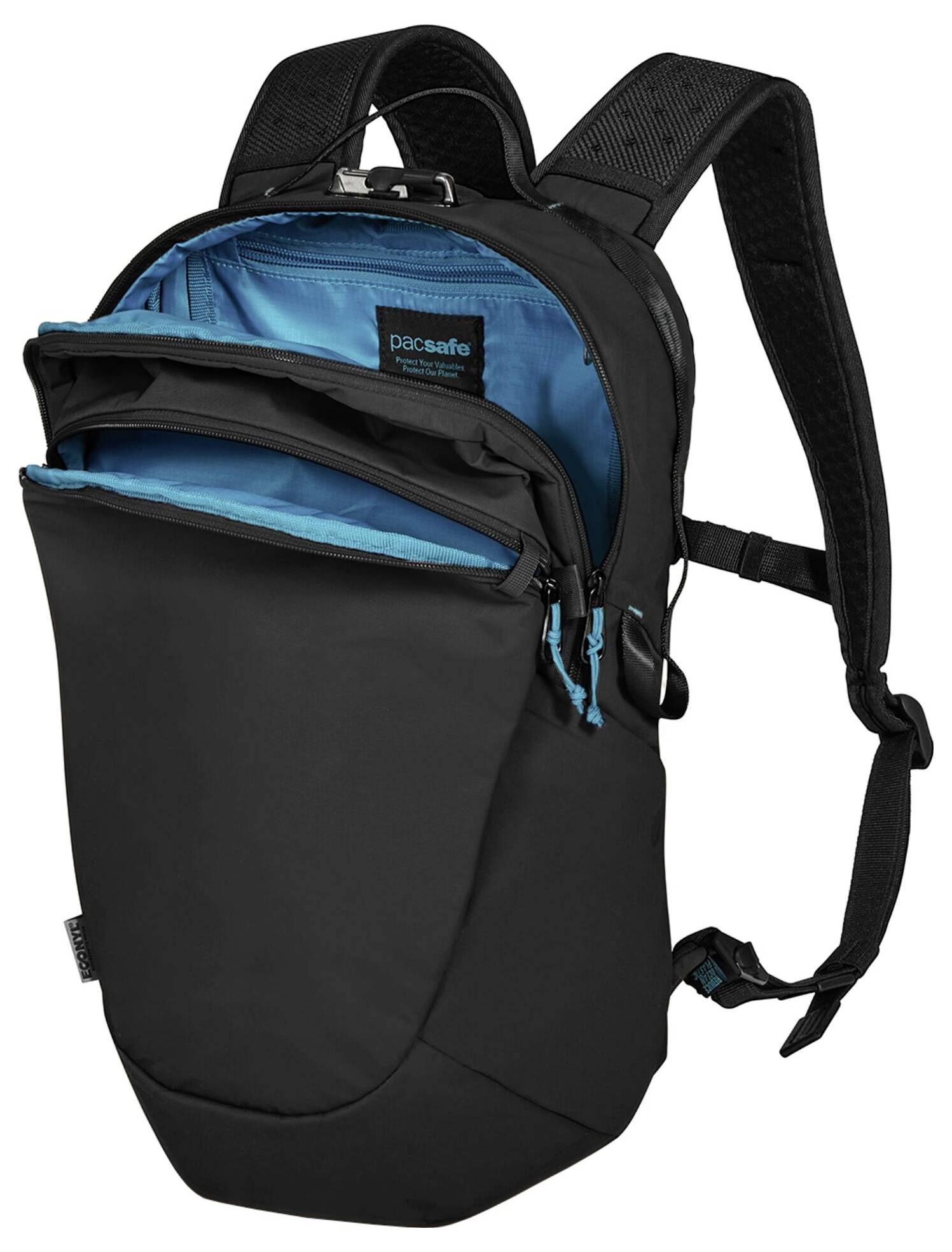 Pacsafe Notebook Rucksack ECO 18L anti-theft backpack Passend für maximal: 33,0cm (13") Schwarz