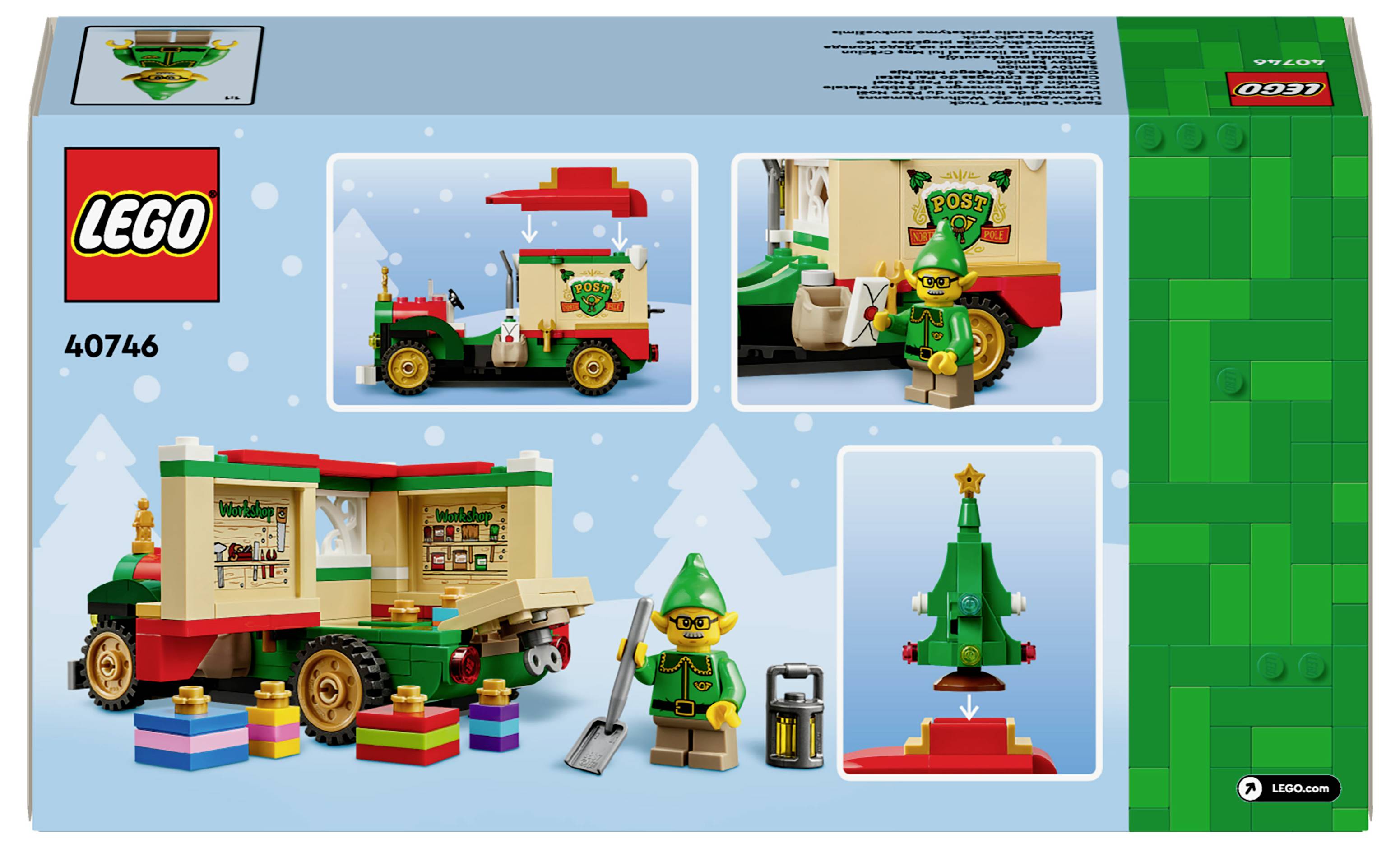LEGO® ICONS™ 40746 Lieferwagen des Weihnachtsmanns