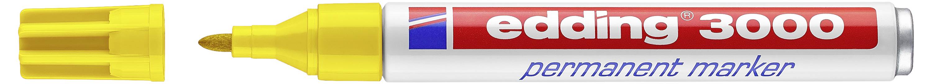Edding e3000 4-3000005 Permanentmarker Gelb wasserfest: Ja