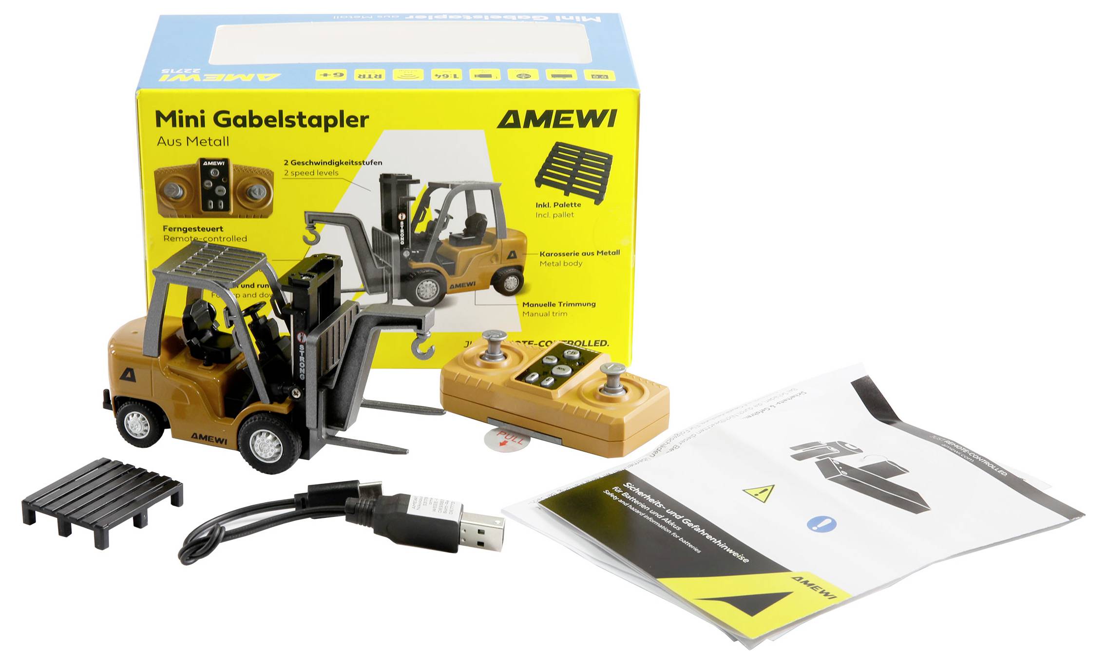 Amewi 22715 1:64 Elektro RC Funktionsmodell RtR