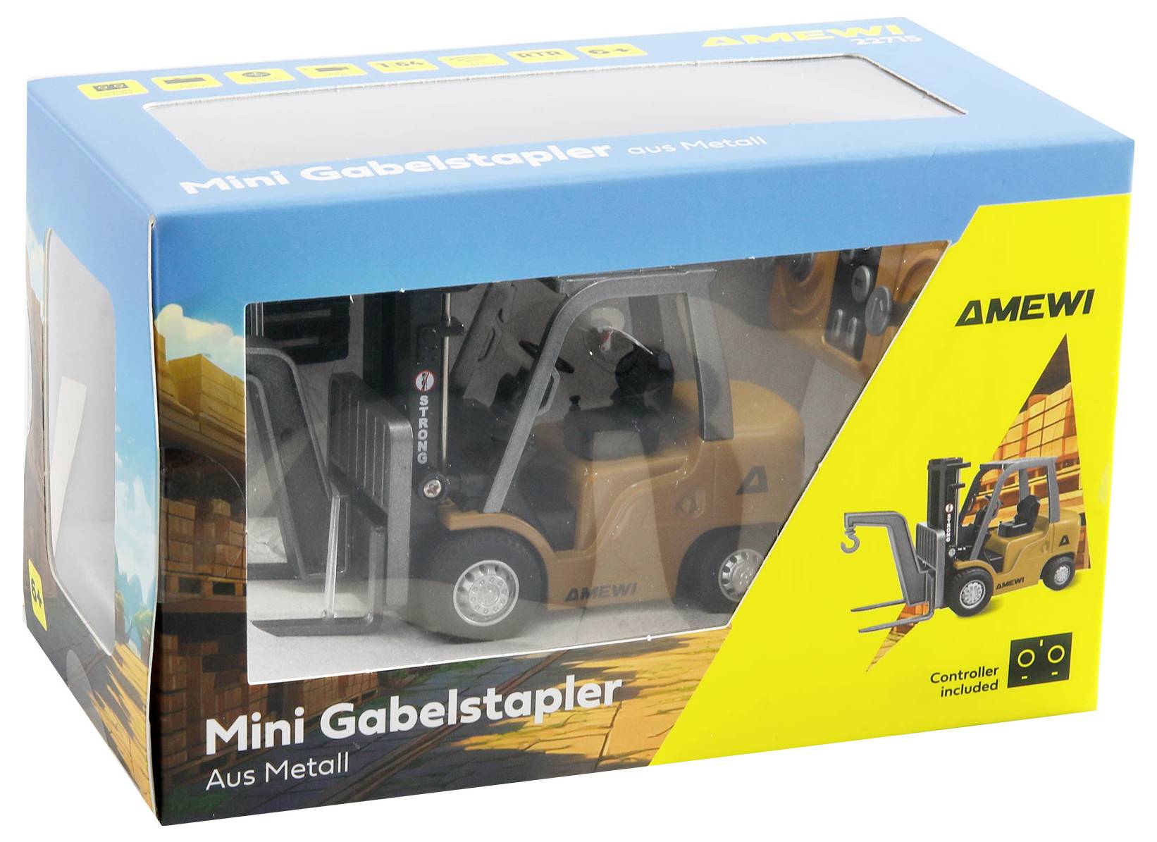 Amewi 22715 1:64 Elektro RC Funktionsmodell RtR