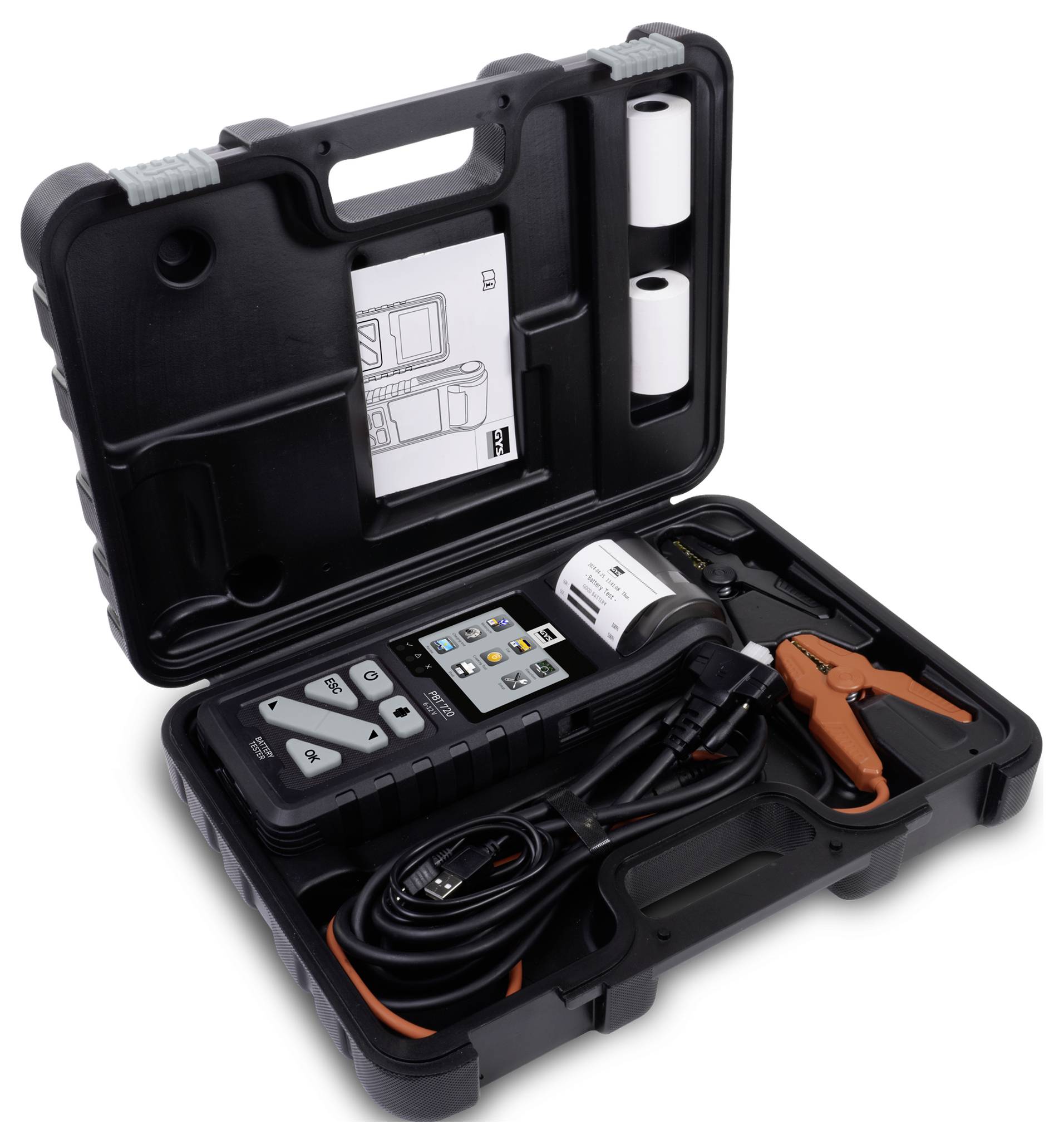 GYS BATTERIETESTER PBT720 - START/STOP Kfz-Batterietester 26 cm x 10.5 cm x 5 mm