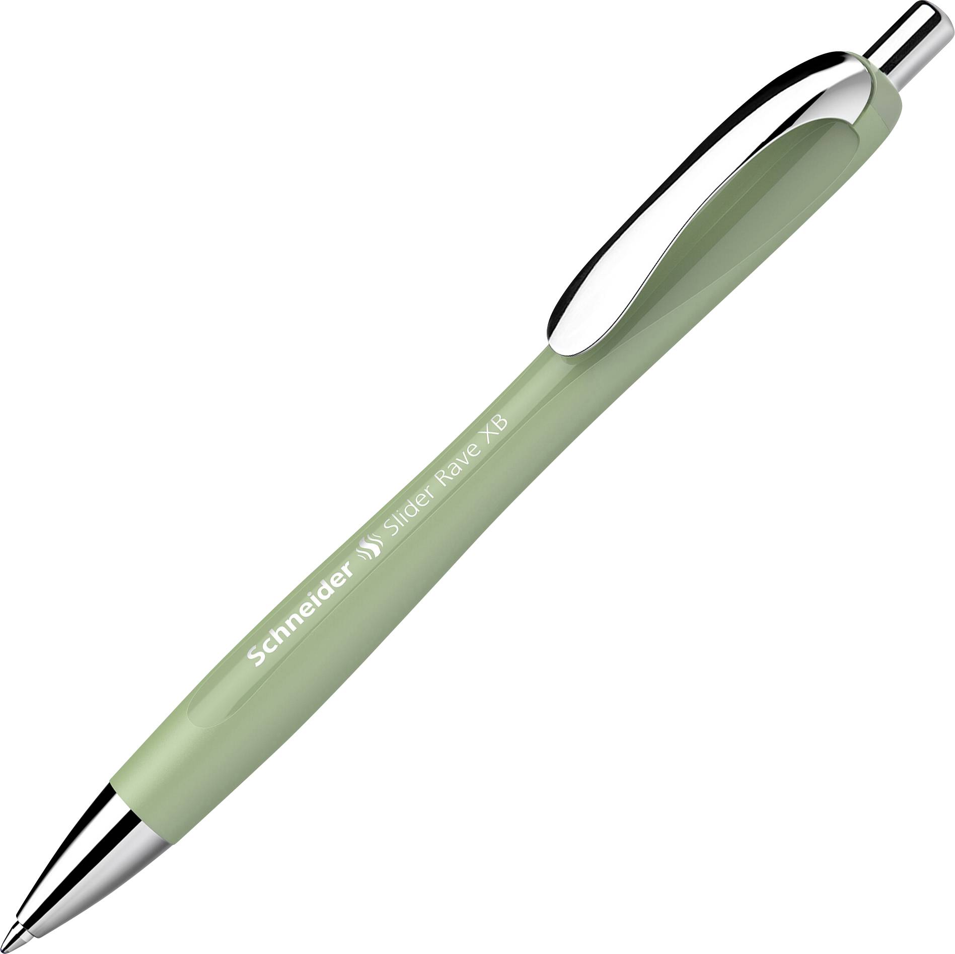 Schneider Schreibgeräte Slider Rave organic green, Mine Slider 755 XB blau 132544 Kugelschreiber Sc