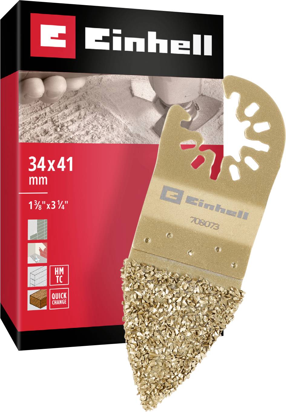 Einhell 708073 Fingerraspel HM, 34mm Chrom-Vanadium Stahl, HCS Raspel 34mm 1St.