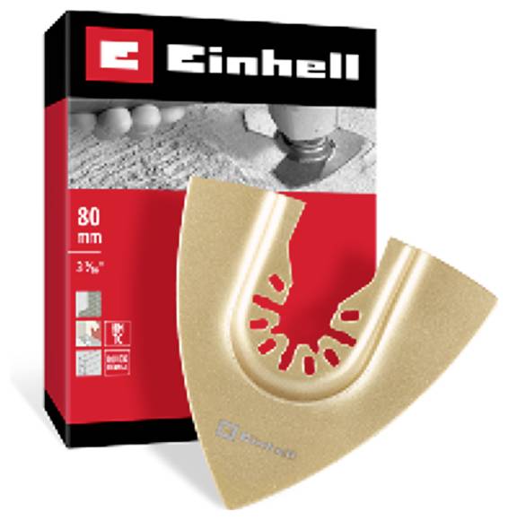 Einhell 708070 Delta Raspel HM, 80mm Hartmetall Raspel 80mm 1St.
