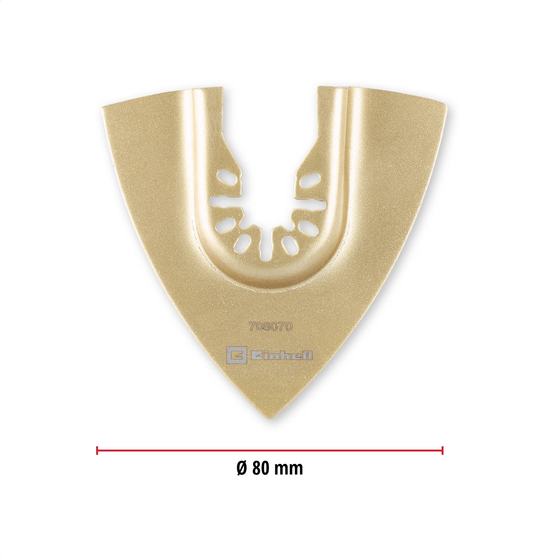 Einhell 708070 Delta Raspel HM, 80mm Hartmetall Raspel 80mm 1St.