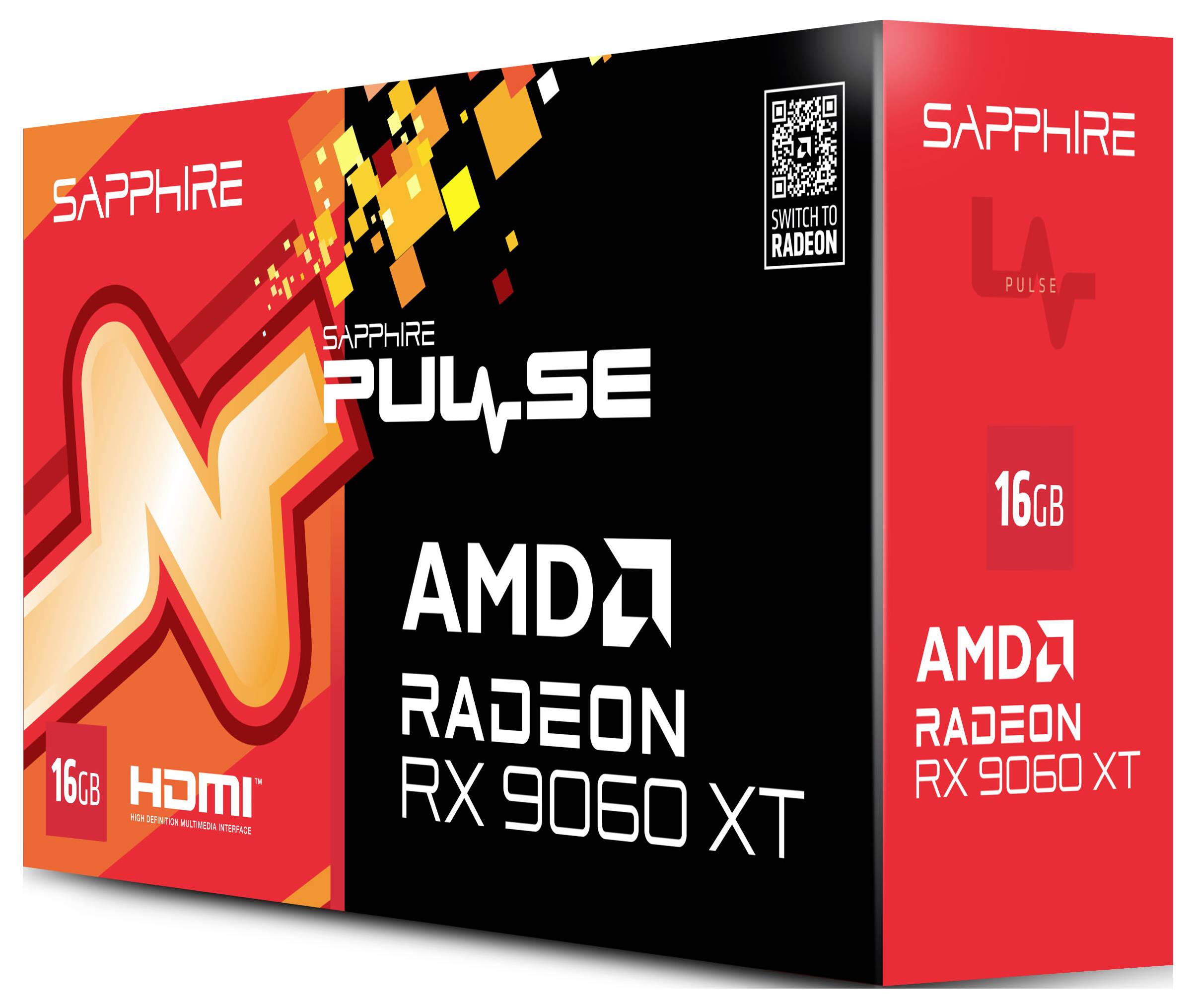 Sapphire Grafikkarte Radeon RX 9060 XT 16GB